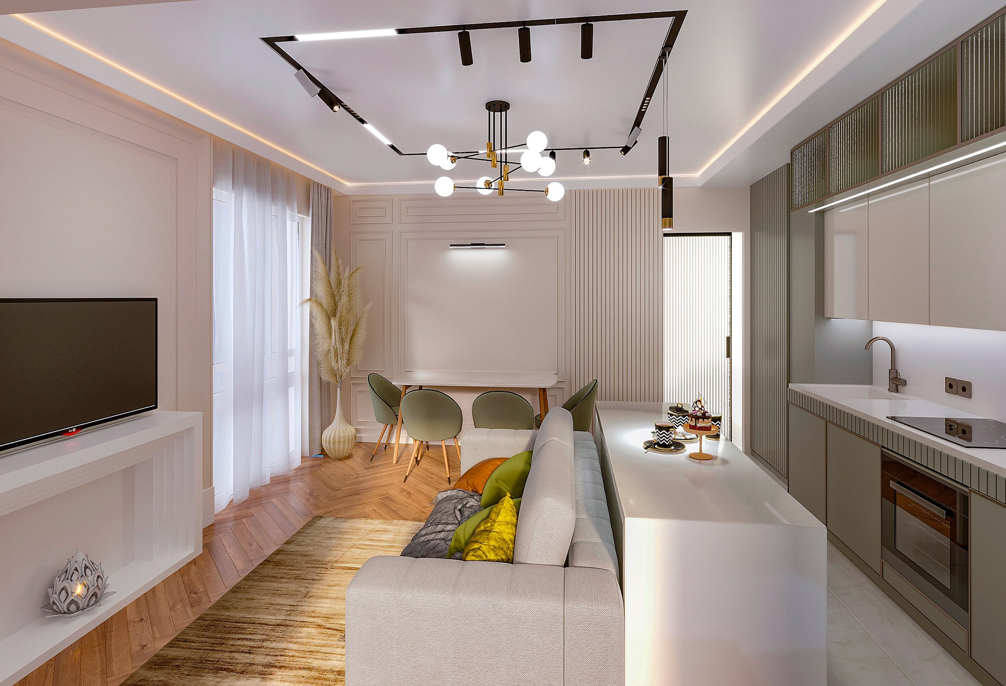 Дизайн-проект квартиры современная классика. Интерьерный дизайнер в Сочи Поплавская Татьяна. Проектирование интерьеров и организация процесса ремонта