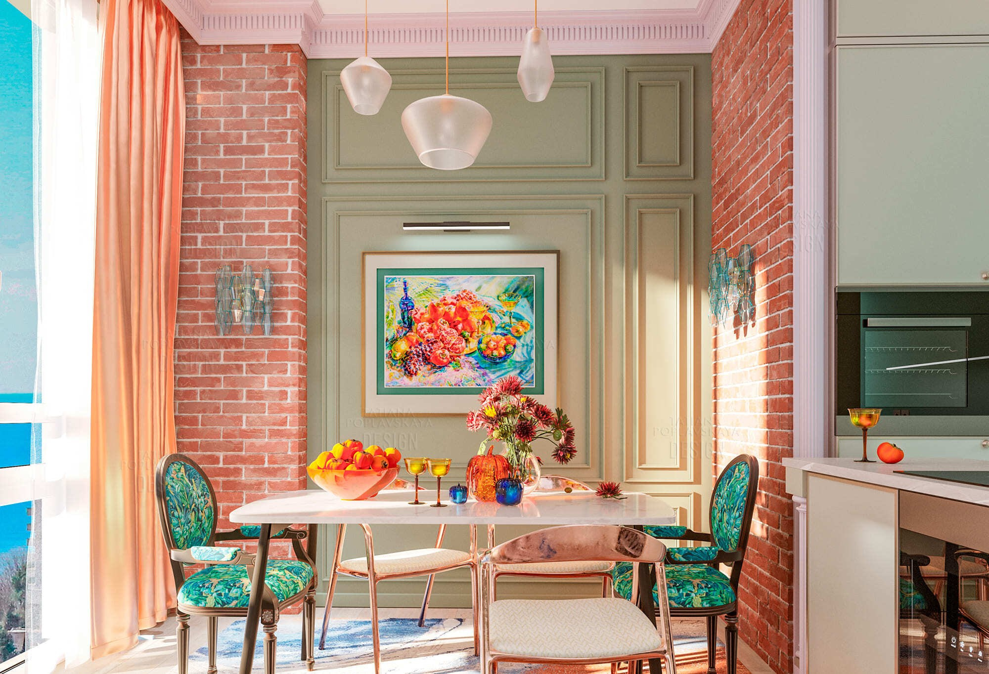 Дизайн квартиры Сочи в стиле современной классики. Интерьерный дизайнер в Сочи Поплавская Татьяна. Проектирование интерьеров и организация процесса ремонта