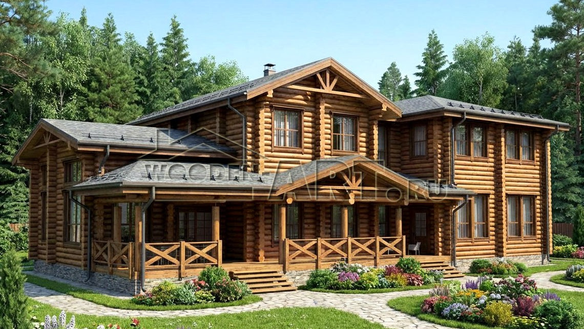 «Воронцово» 543 кв. м. Проекты деревянных домов