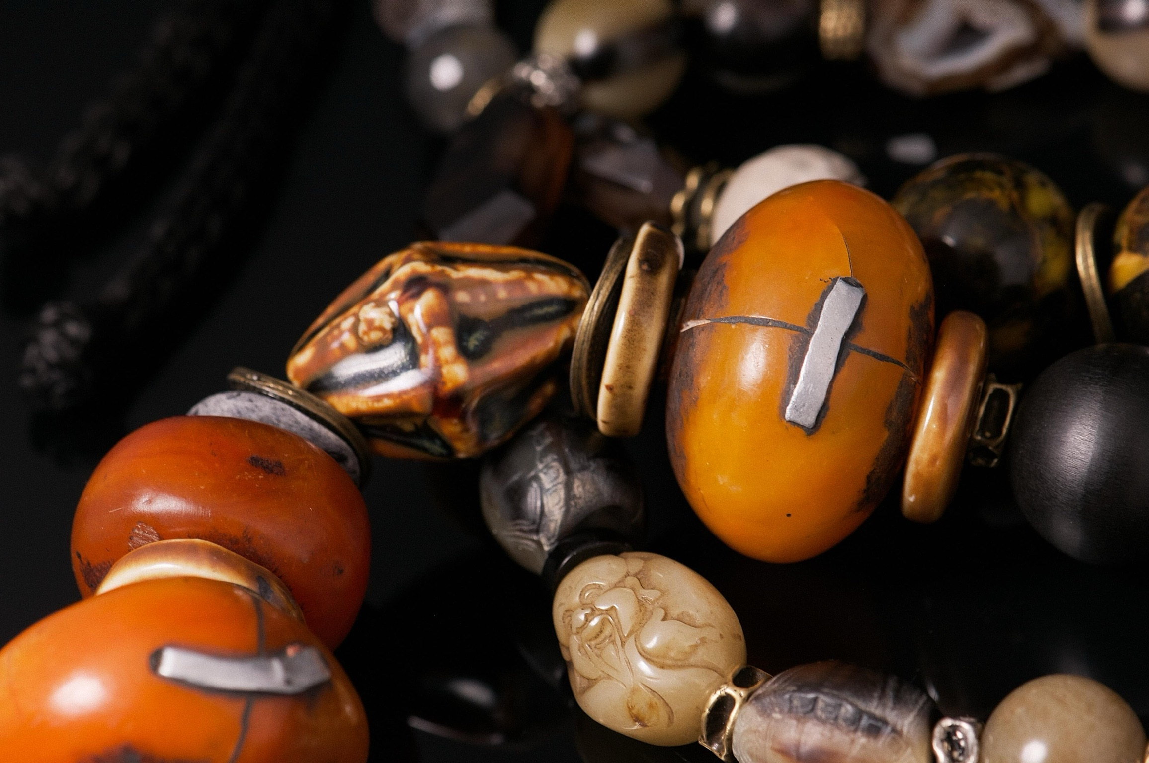 традиционные берберские украшения Марокко серебро коралловые бусины