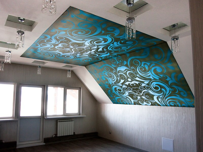 Потолки по материалу. Портфолио