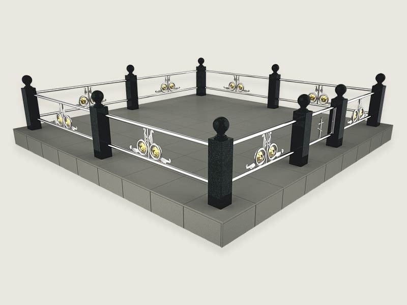 Ограды на могиле. Granum-memorial