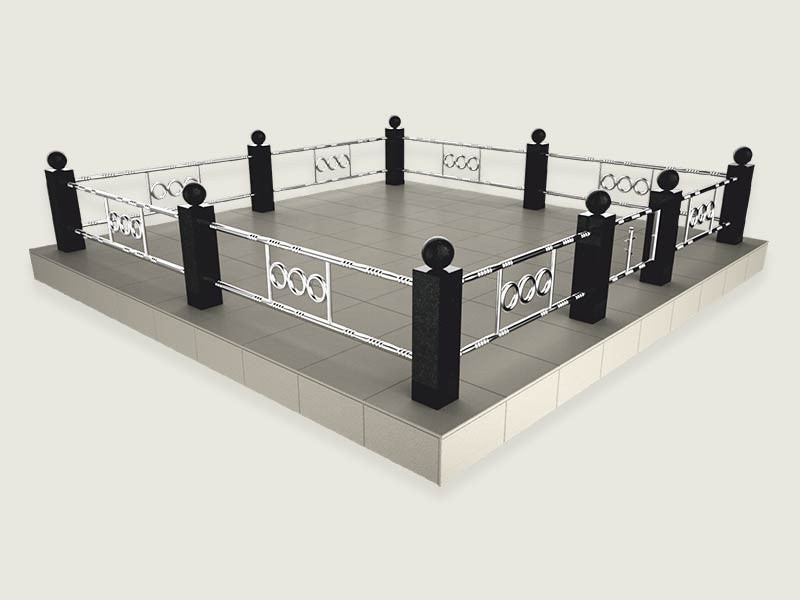 Ограды на могиле. Granum-memorial