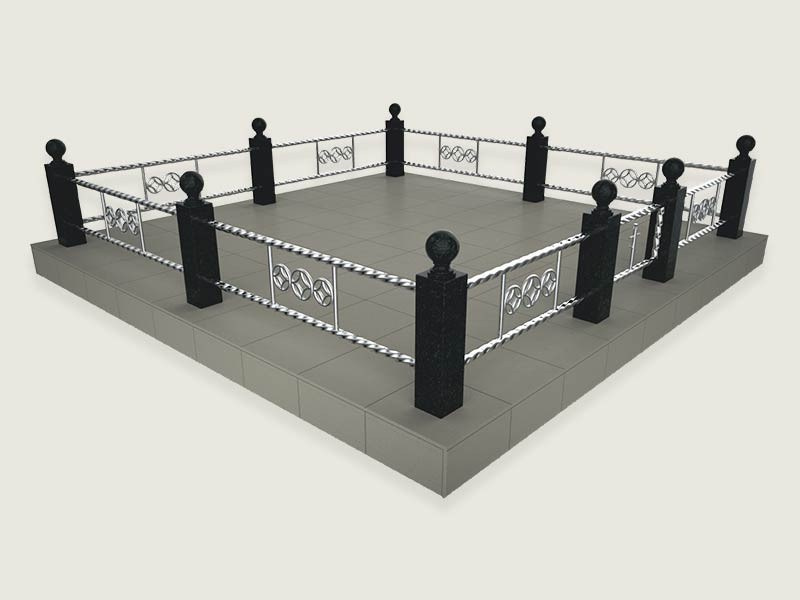 Ограды на могиле. Granum-memorial