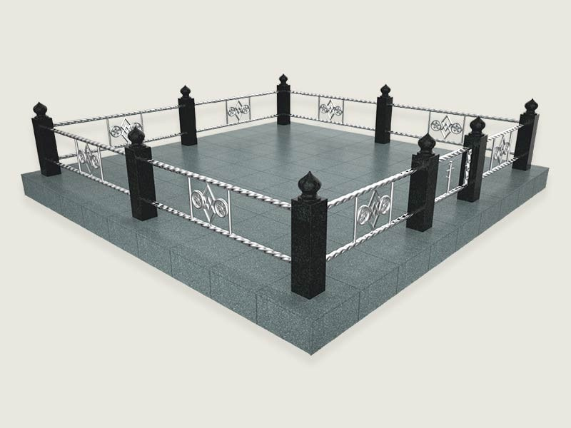 Ограды на могиле. Granum-memorial