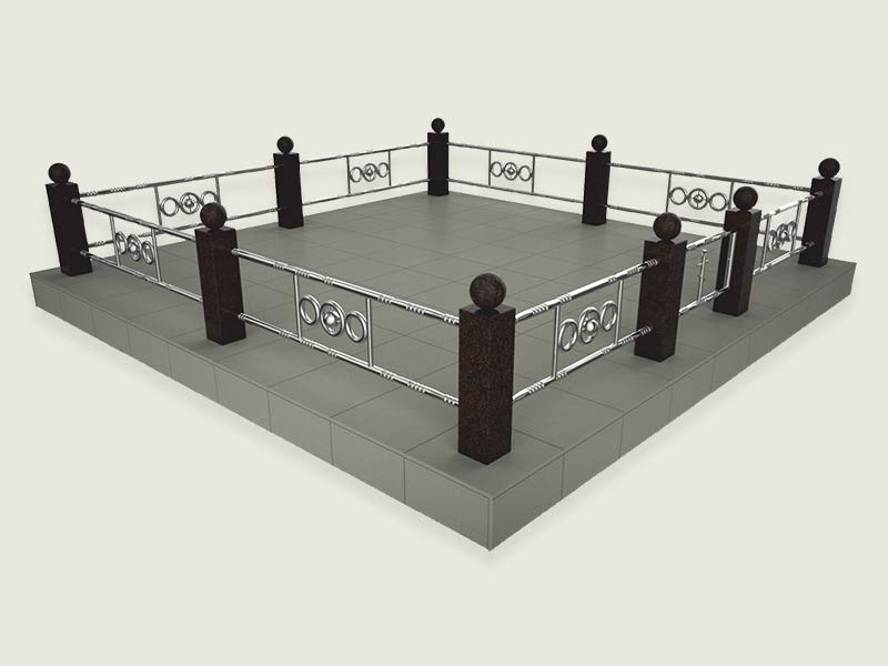 Ограды на могиле. Granum-memorial