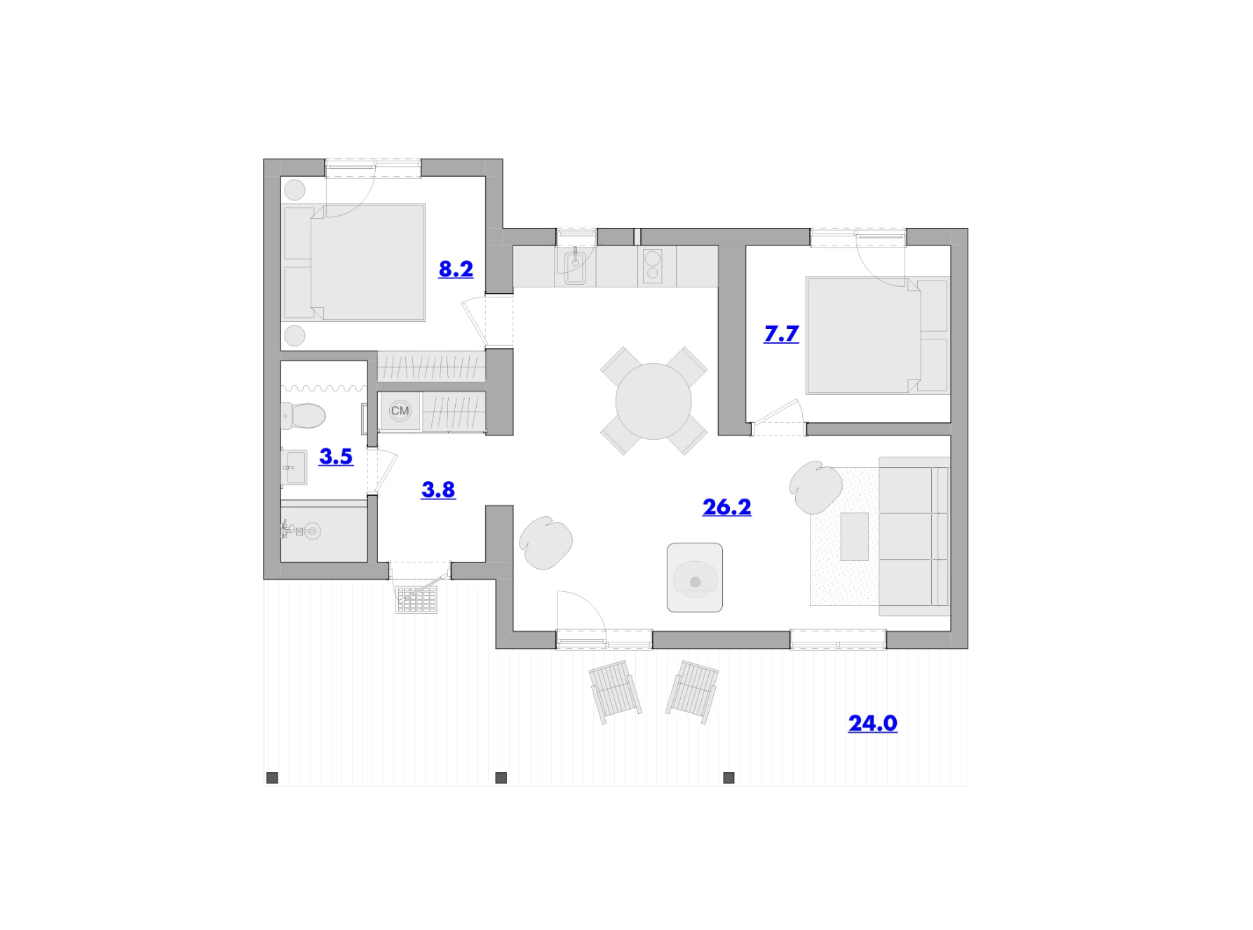 Каркасный модульный дом F. Полякова Екатерина — дизайнер интерьера, архитектор