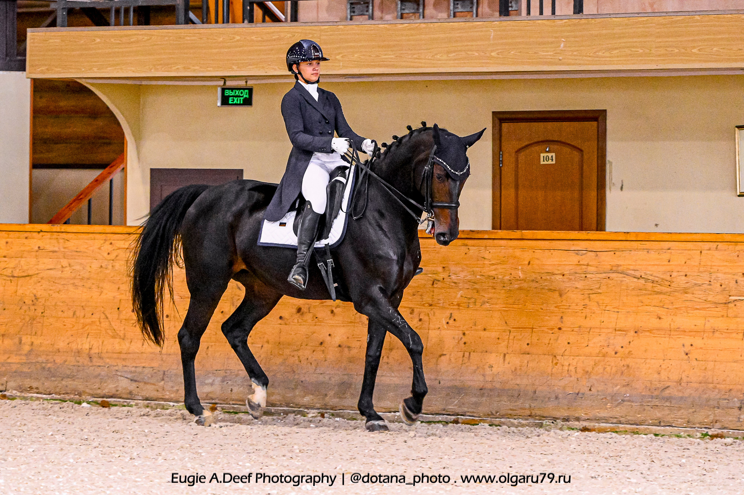 2025.10.18 — КСК Пегас — выездка. ТУРНИРНАЯ КОННАЯ ФОТОГРАФИЯ, Руднева Ольга и Евгений Адеев