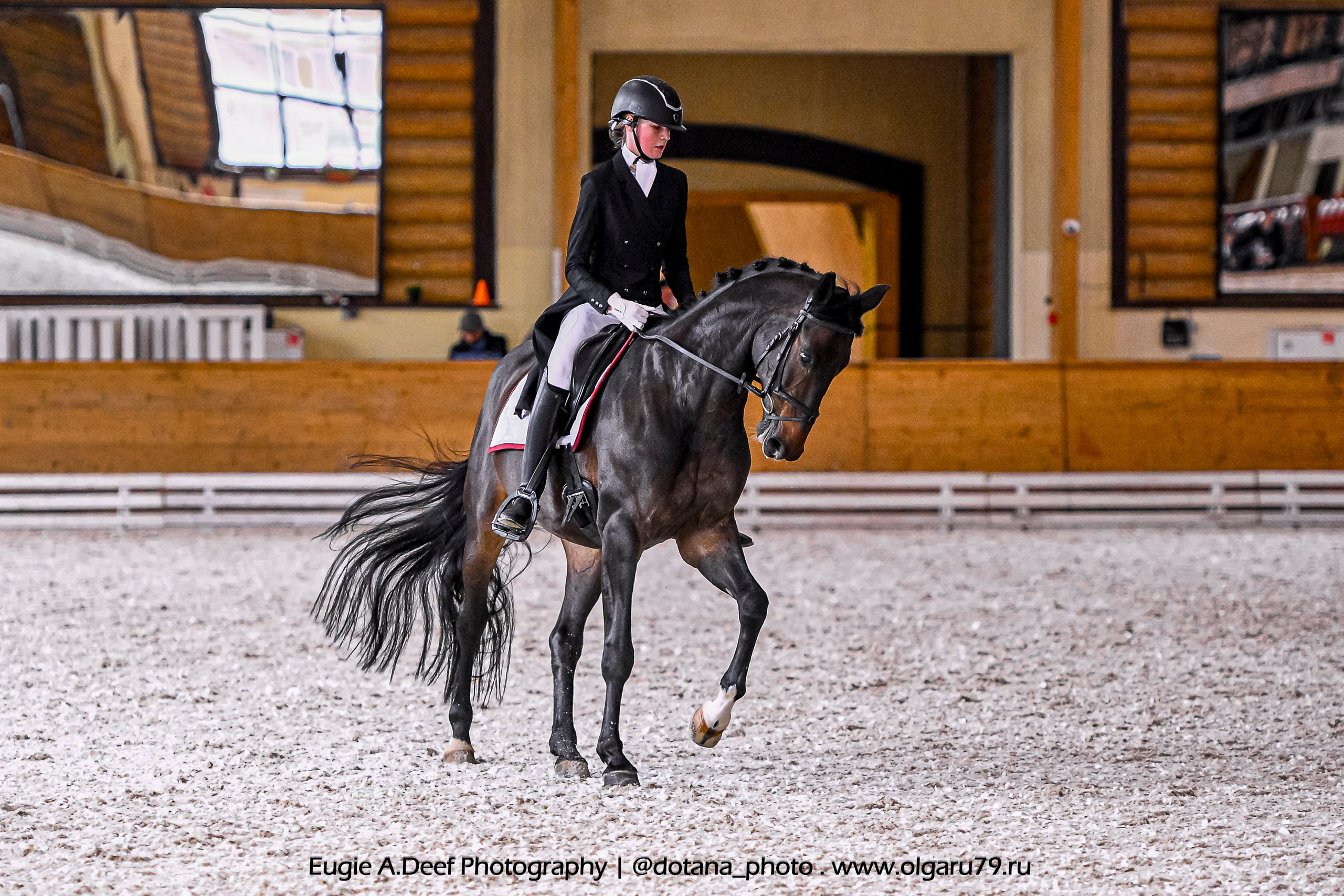 2025.10.18 — КСК Пегас — выездка. ТУРНИРНАЯ КОННАЯ ФОТОГРАФИЯ, Руднева Ольга и Евгений Адеев