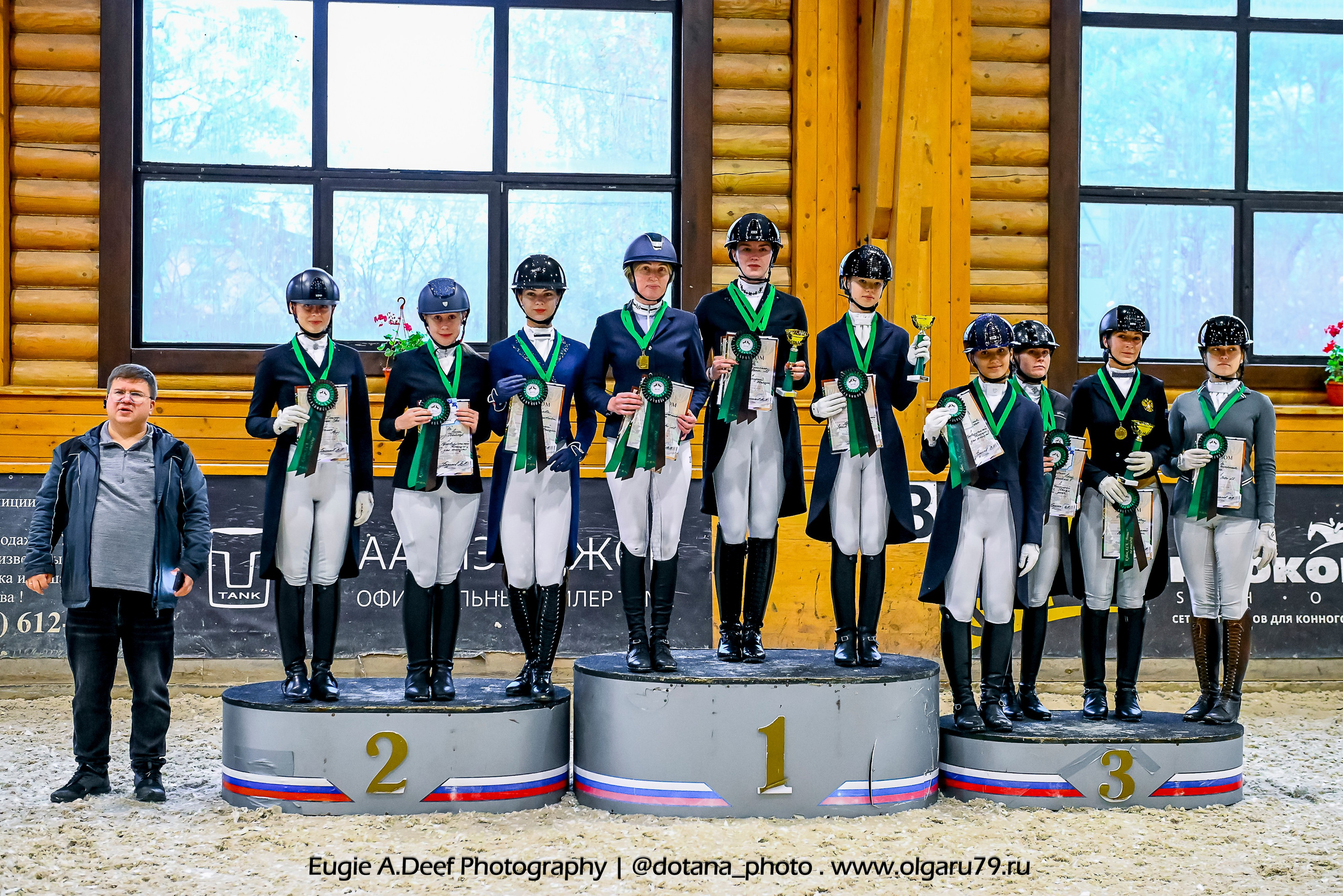 2025.10.18 — КСК Пегас — выездка. ТУРНИРНАЯ КОННАЯ ФОТОГРАФИЯ, Руднева Ольга и Евгений Адеев