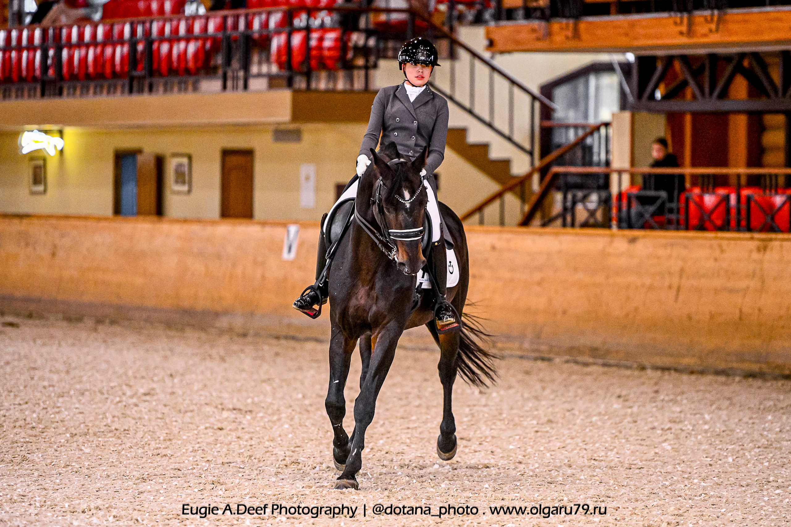 2025.10.18 — КСК Пегас — выездка. ТУРНИРНАЯ КОННАЯ ФОТОГРАФИЯ, Руднева Ольга и Евгений Адеев