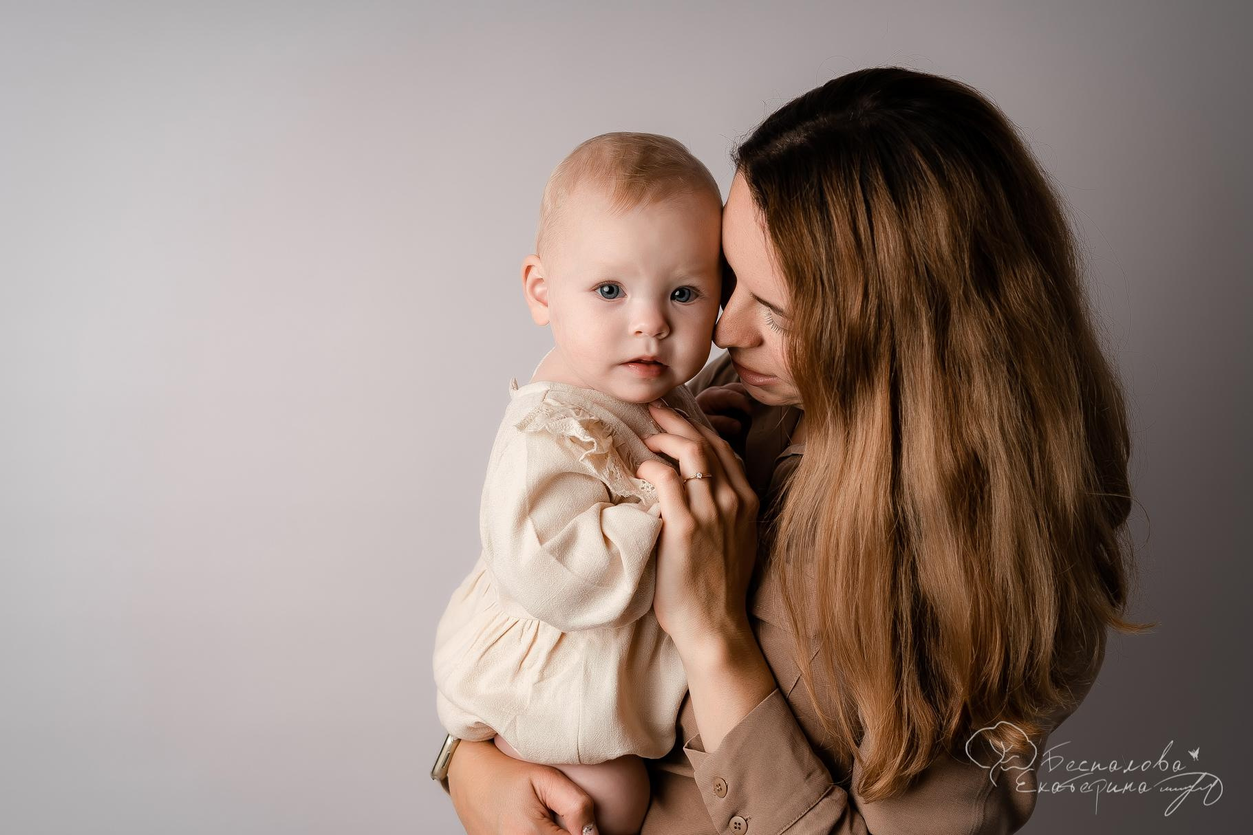 Мама и малыш (до 1 года). Фотограф новорожденных в г. Павлово Беспалова Екатерина