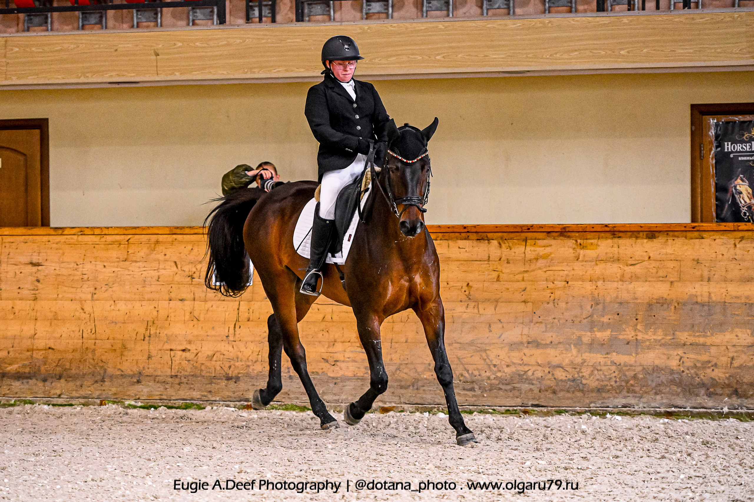 2025.10.18 — КСК Пегас — выездка. ТУРНИРНАЯ КОННАЯ ФОТОГРАФИЯ, Руднева Ольга и Евгений Адеев