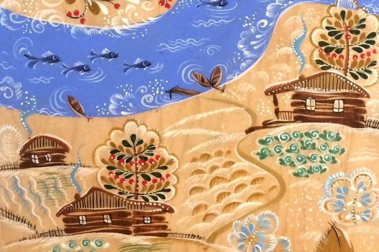 Выставка «Сибирской стороны узоры» в Доме ученых Новосибирска. Сувениры и подарки с Ордынской росписью | Новосибирск