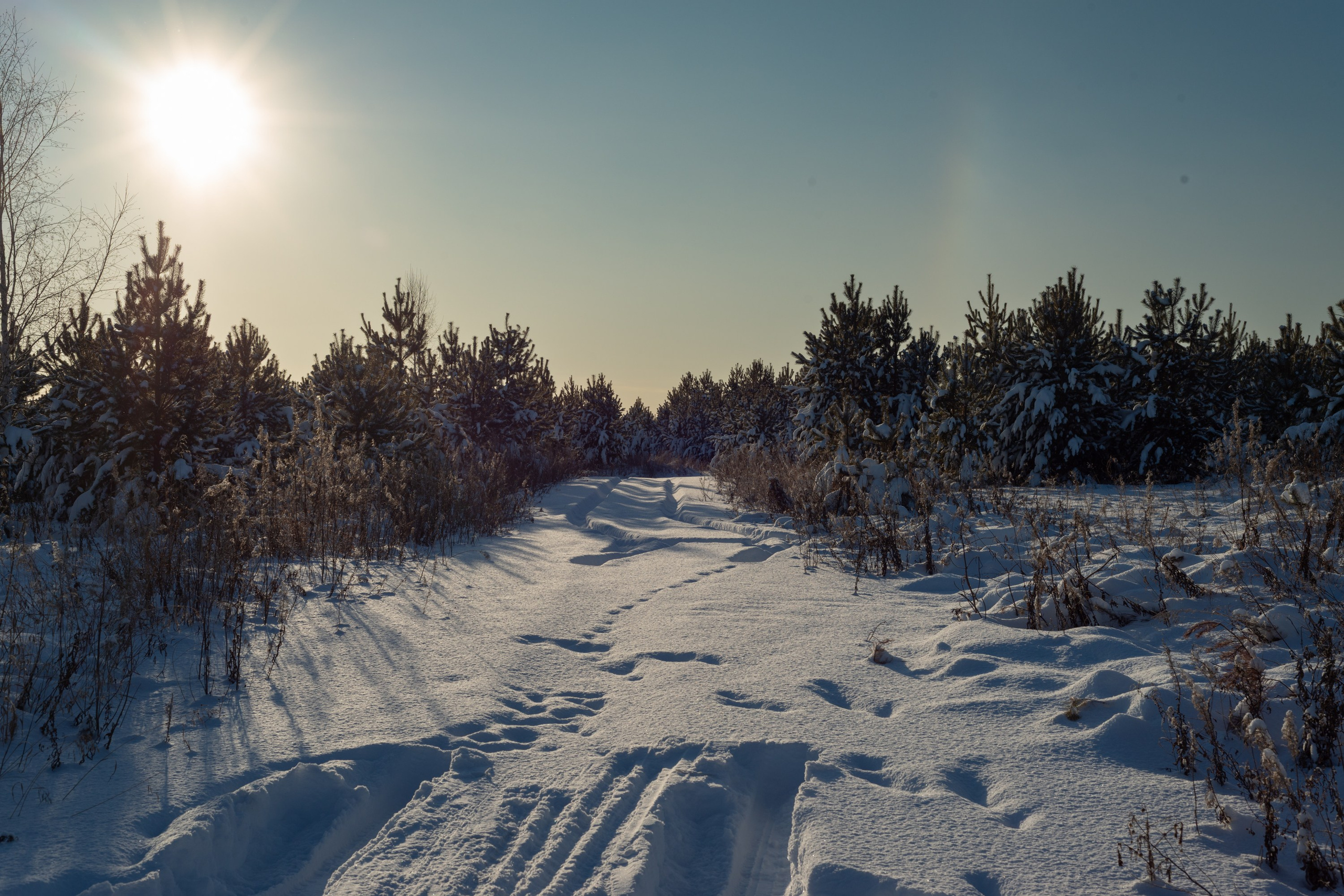 Лень. Домики. Зима. Начинающий фотограф-любитель Евгений Серебряков в Екатеринбурге
