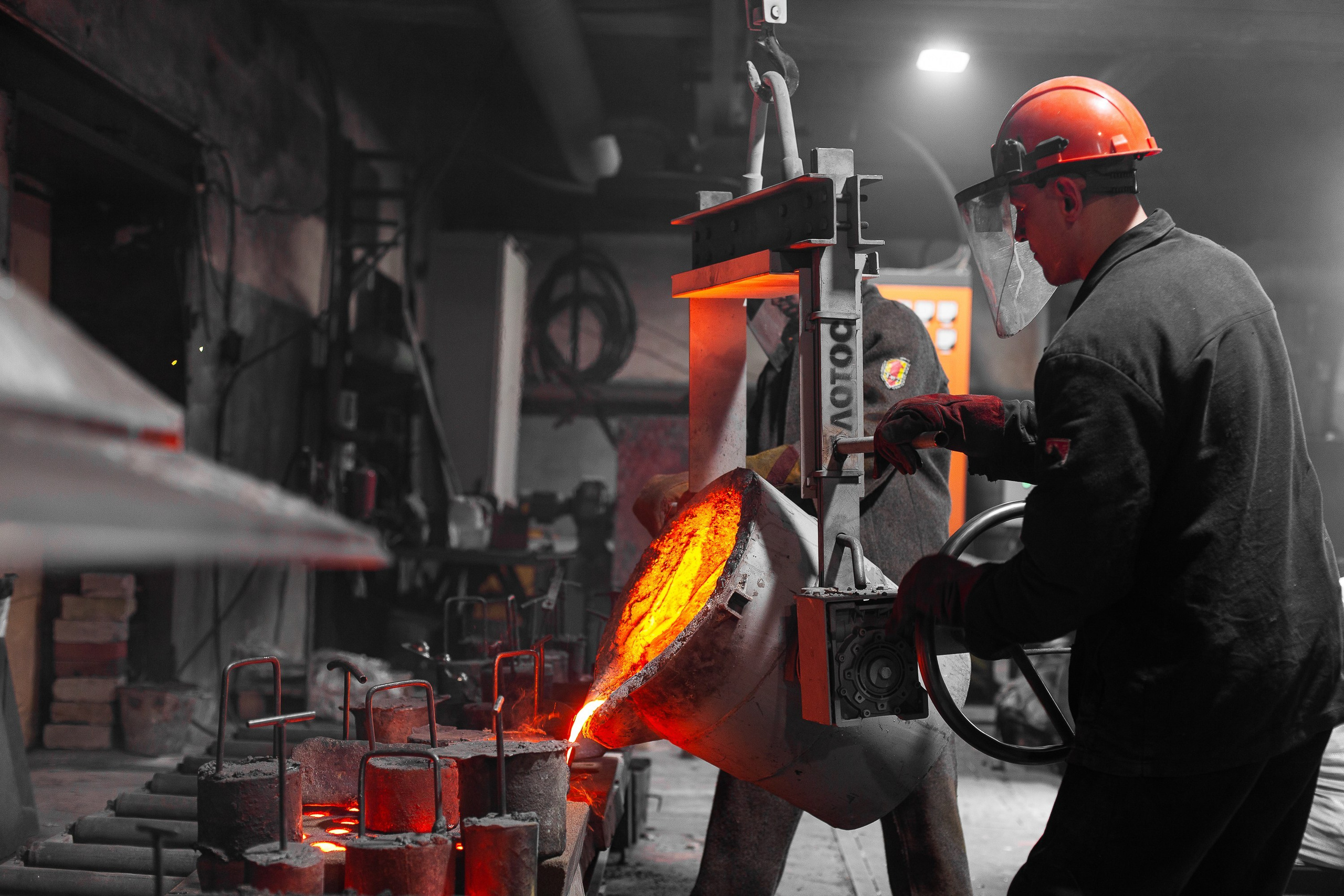 Промышленная фотосъемка в Челябинске, сталелитейное производство