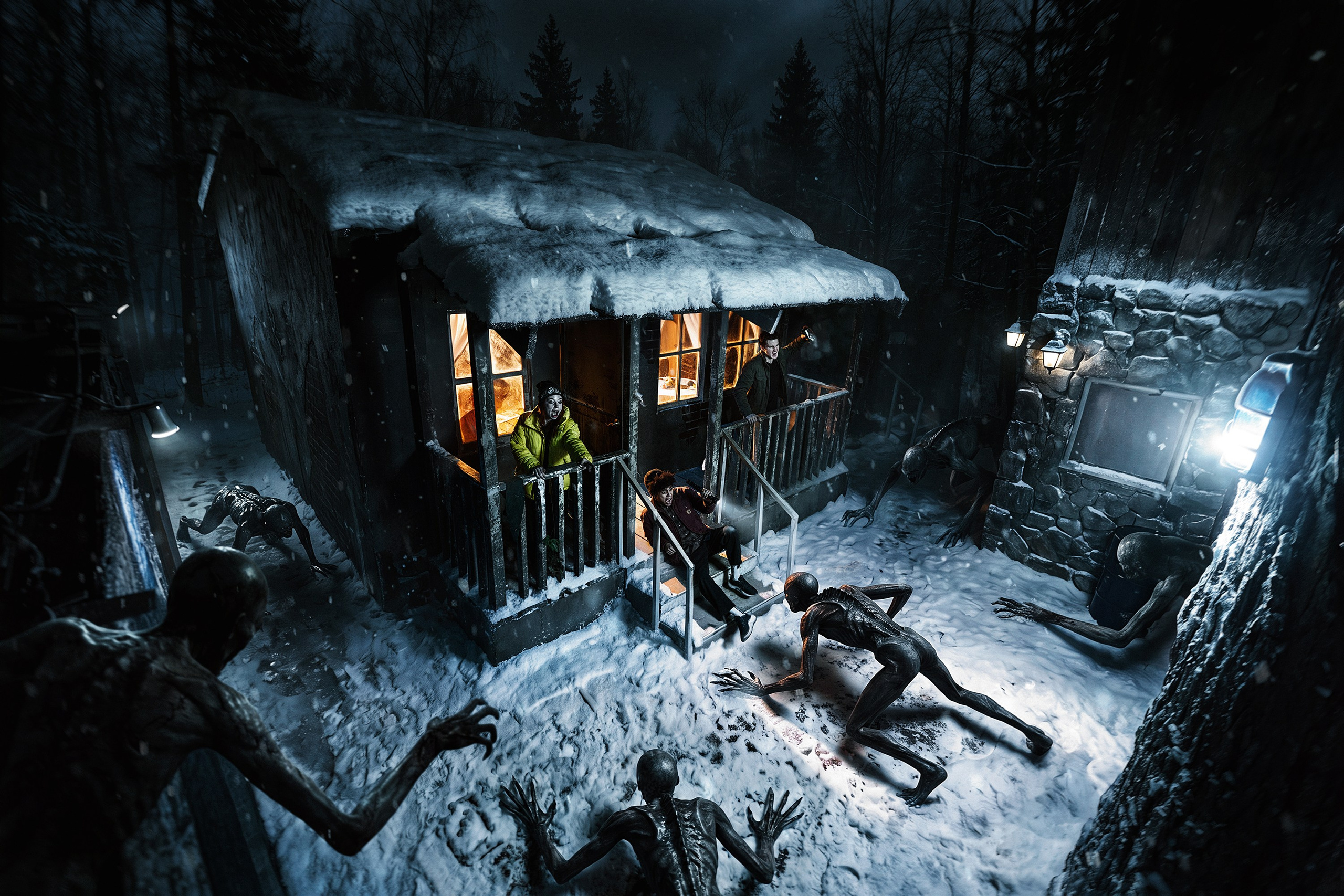 Рекламная фотография квеста Until Dawn — работа Алексея Тверякова