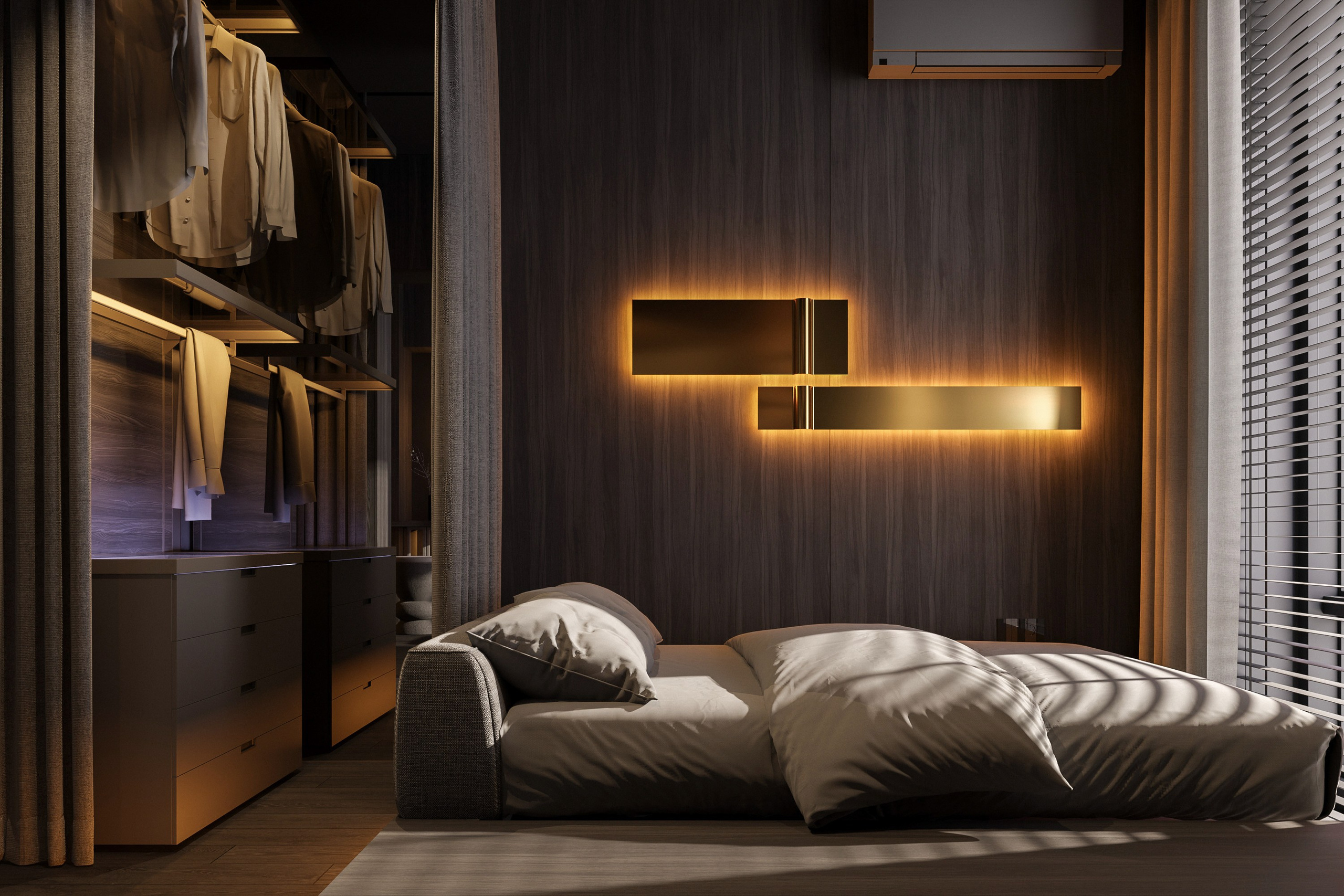 Квартира ЖК Премиум Парк г. Владивосток. Архитектурно-дизайнерское бюро ROOMS