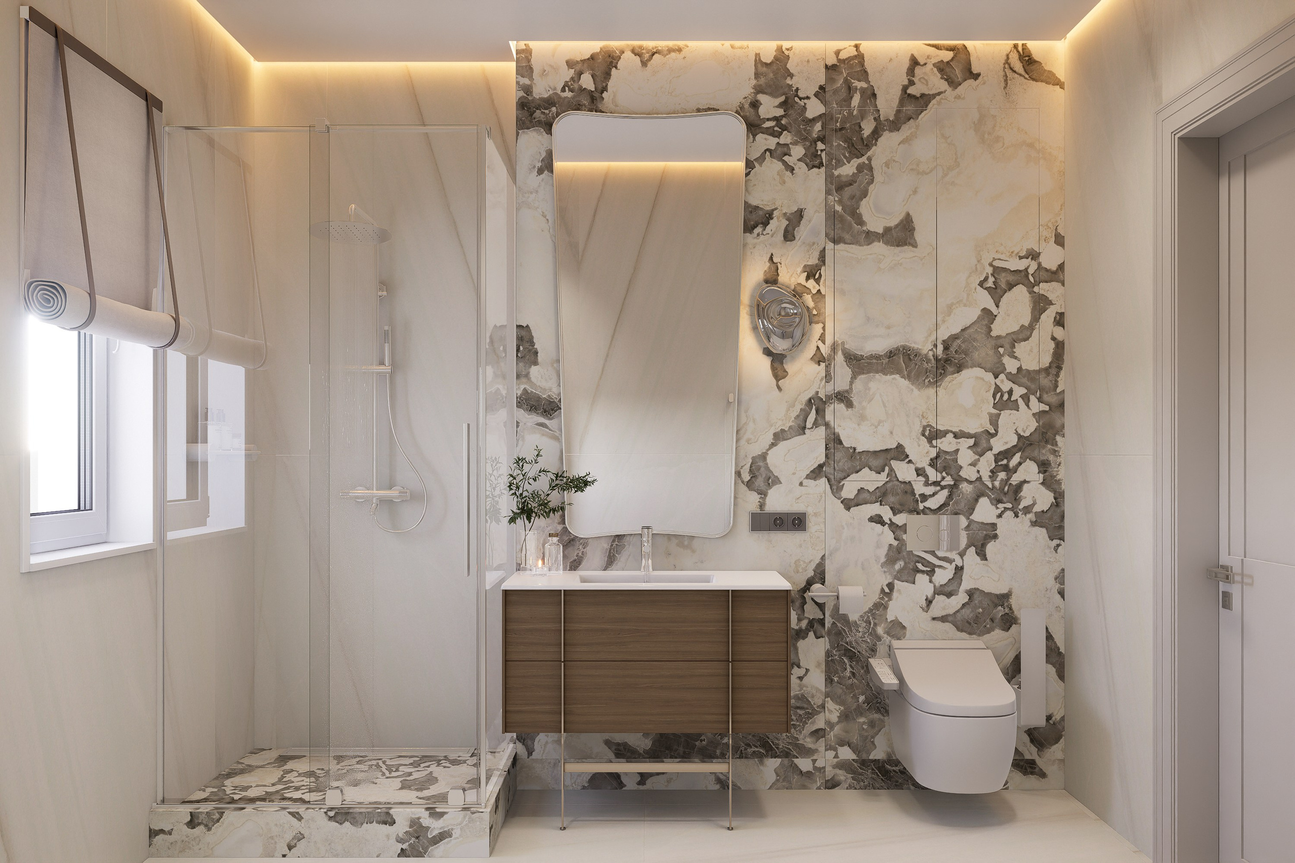 Фьерд 2-х комнатный. Архитектурно-дизайнерское бюро ROOMS