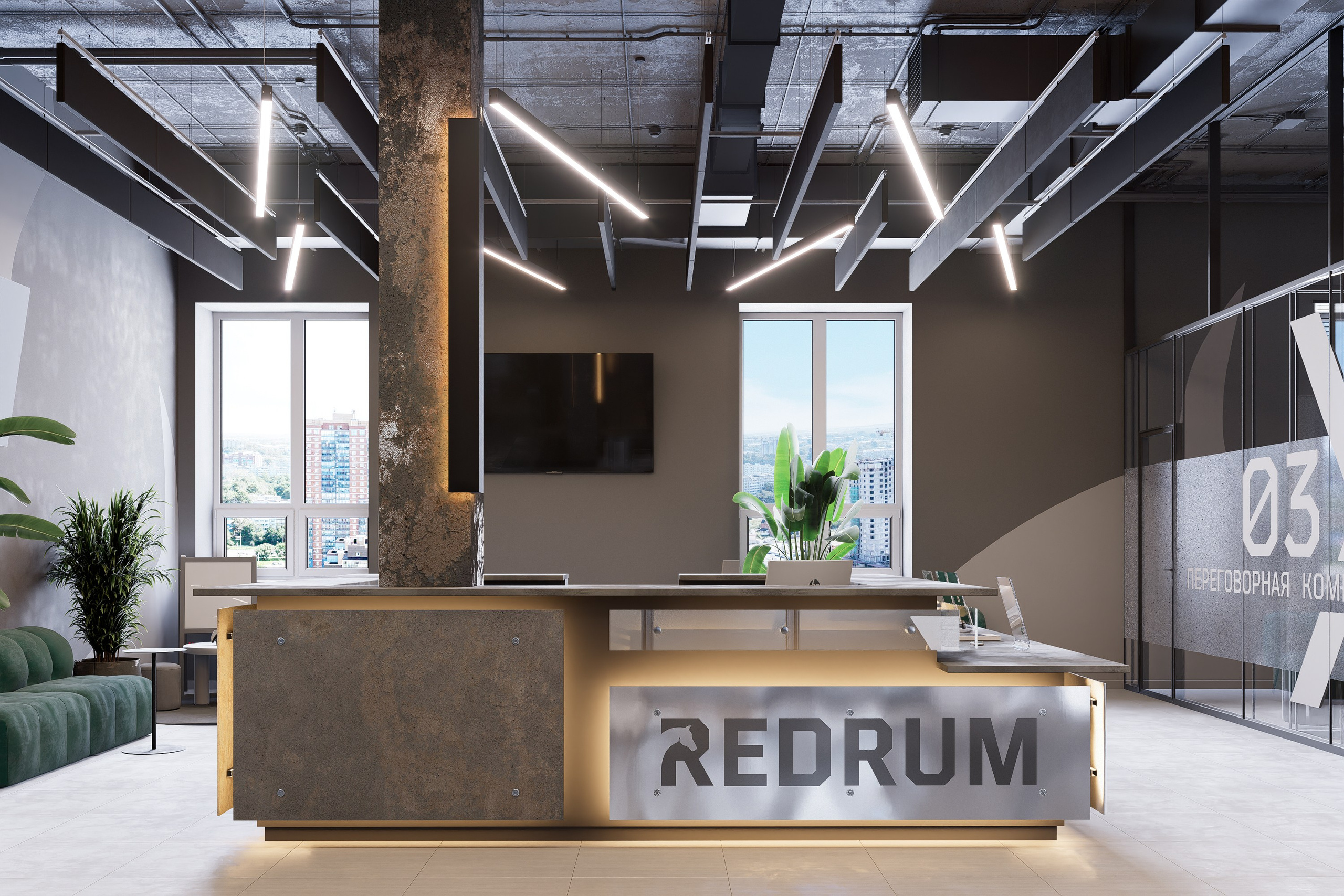 КОММЕРЧЕСКИЕ ИНТЕРЬЕРЫ. Архитектурно-дизайнерское бюро ROOMS