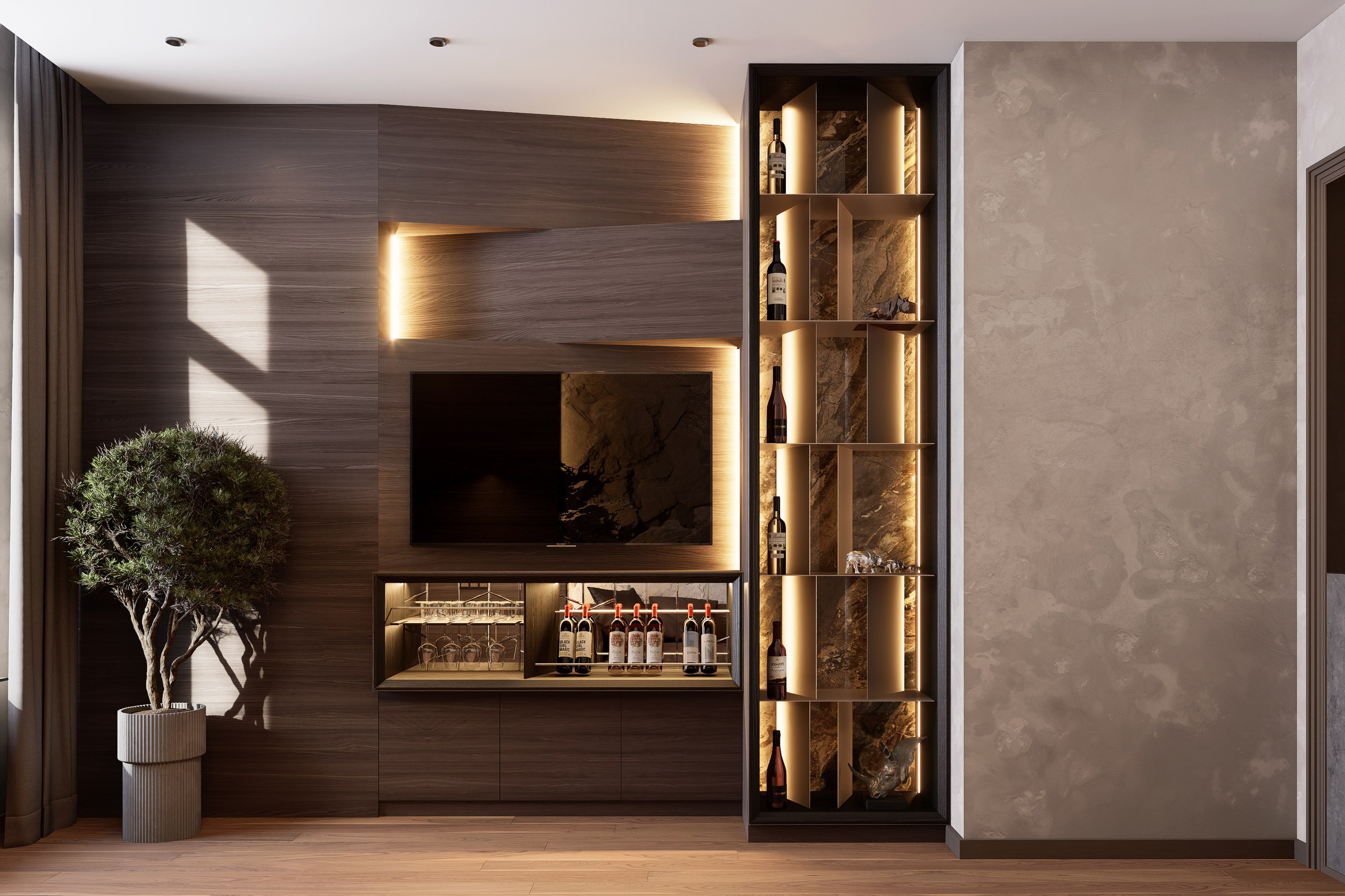 Квартира ЖК Полюса. Архитектурно-дизайнерское бюро ROOMS