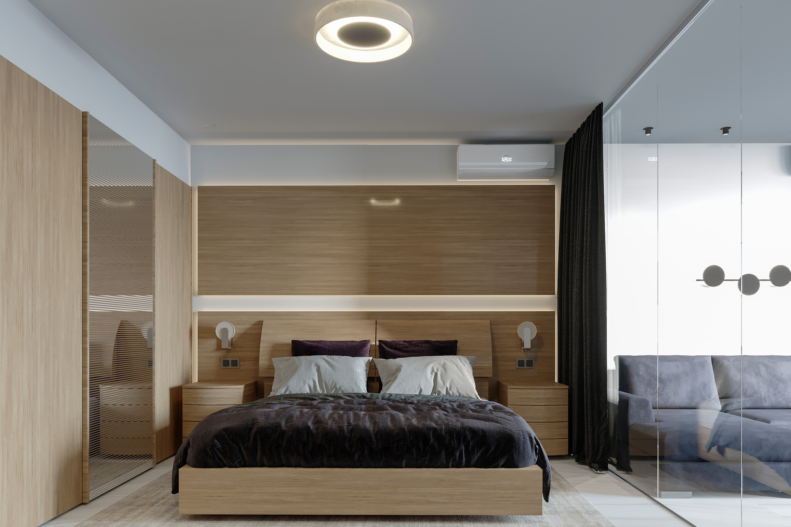 Квартира ЖК Кристалл Игорь. Архитектурно-дизайнерское бюро ROOMS