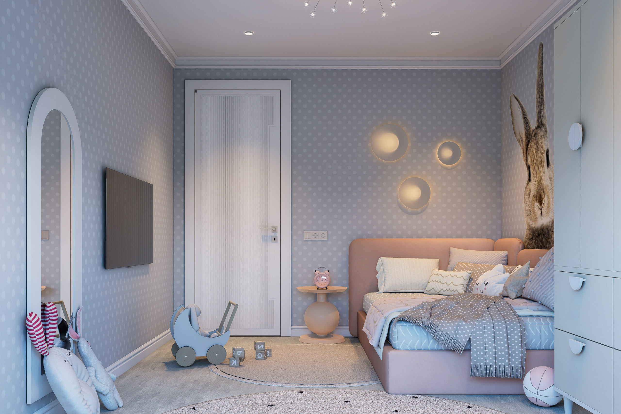 Квартира ЖК RIVER NEW. Архитектурно-дизайнерское бюро ROOMS