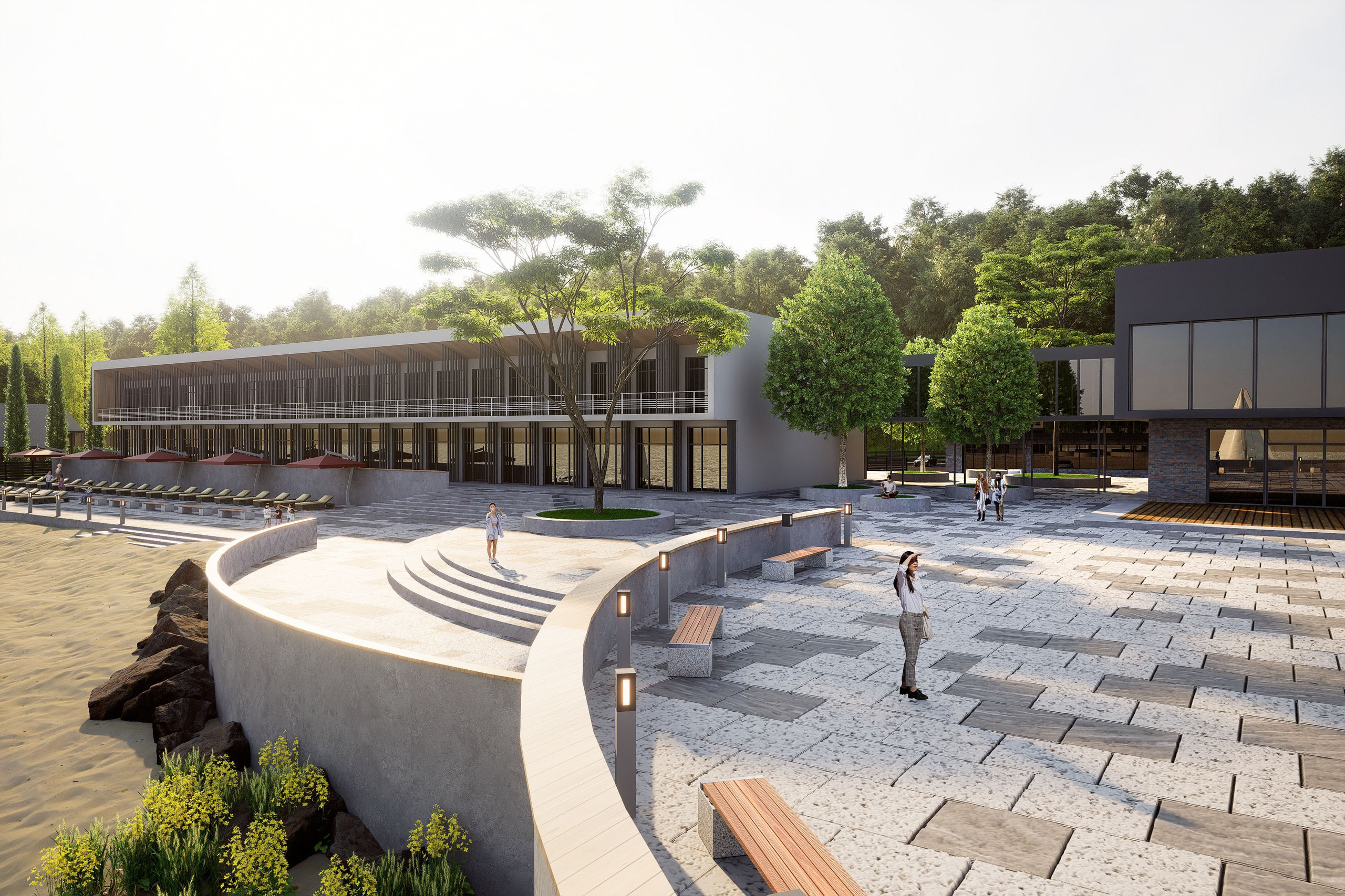 Озеро Буссе. Вариант 2. Архитектурно-дизайнерское бюро ROOMS