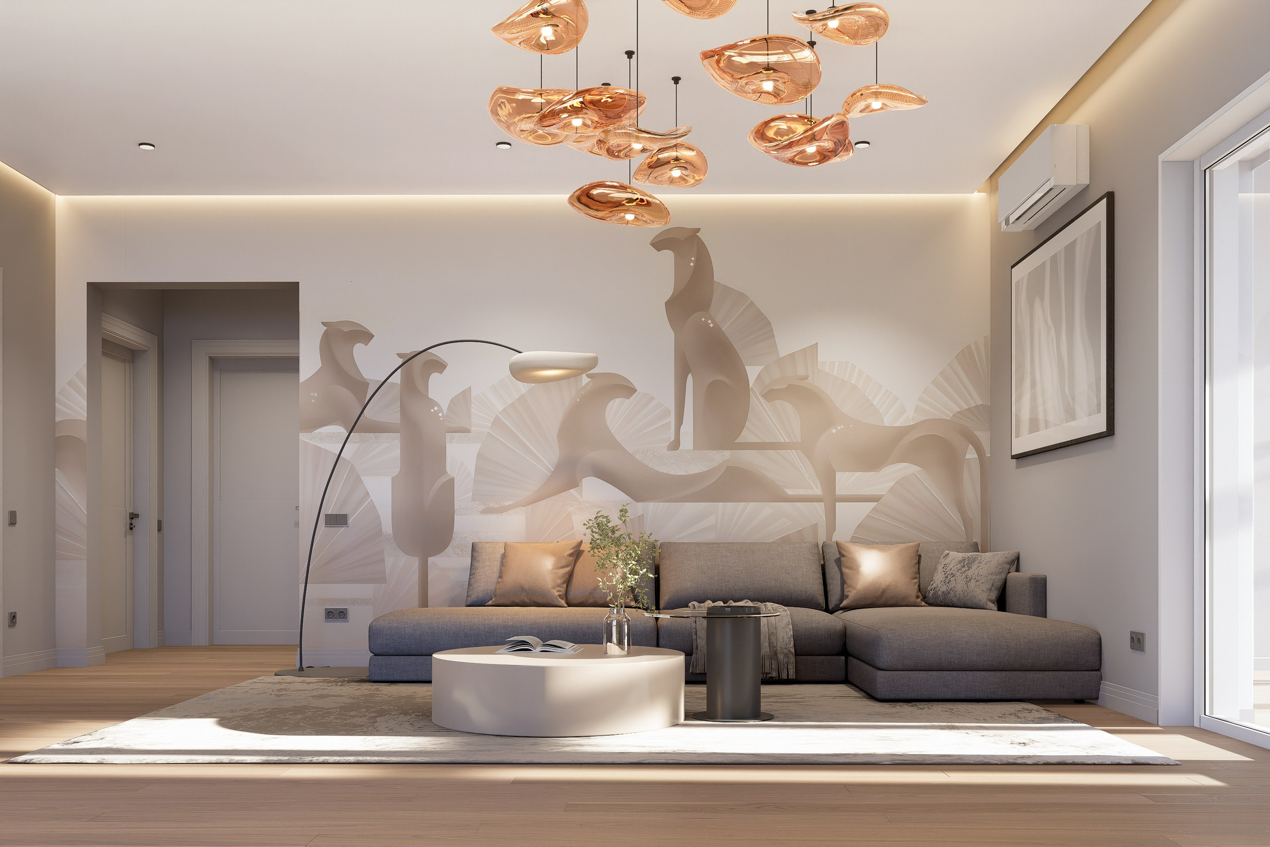 Фьерд 2-х комнатный. Архитектурно-дизайнерское бюро ROOMS