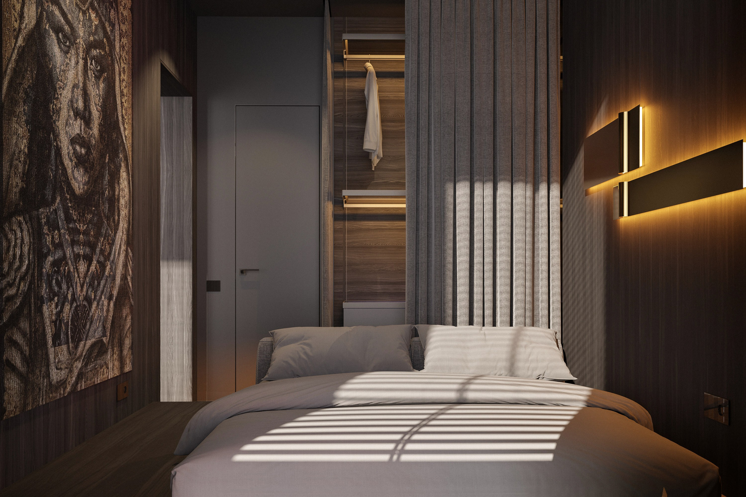 Квартира ЖК Премиум Парк г. Владивосток. Архитектурно-дизайнерское бюро ROOMS