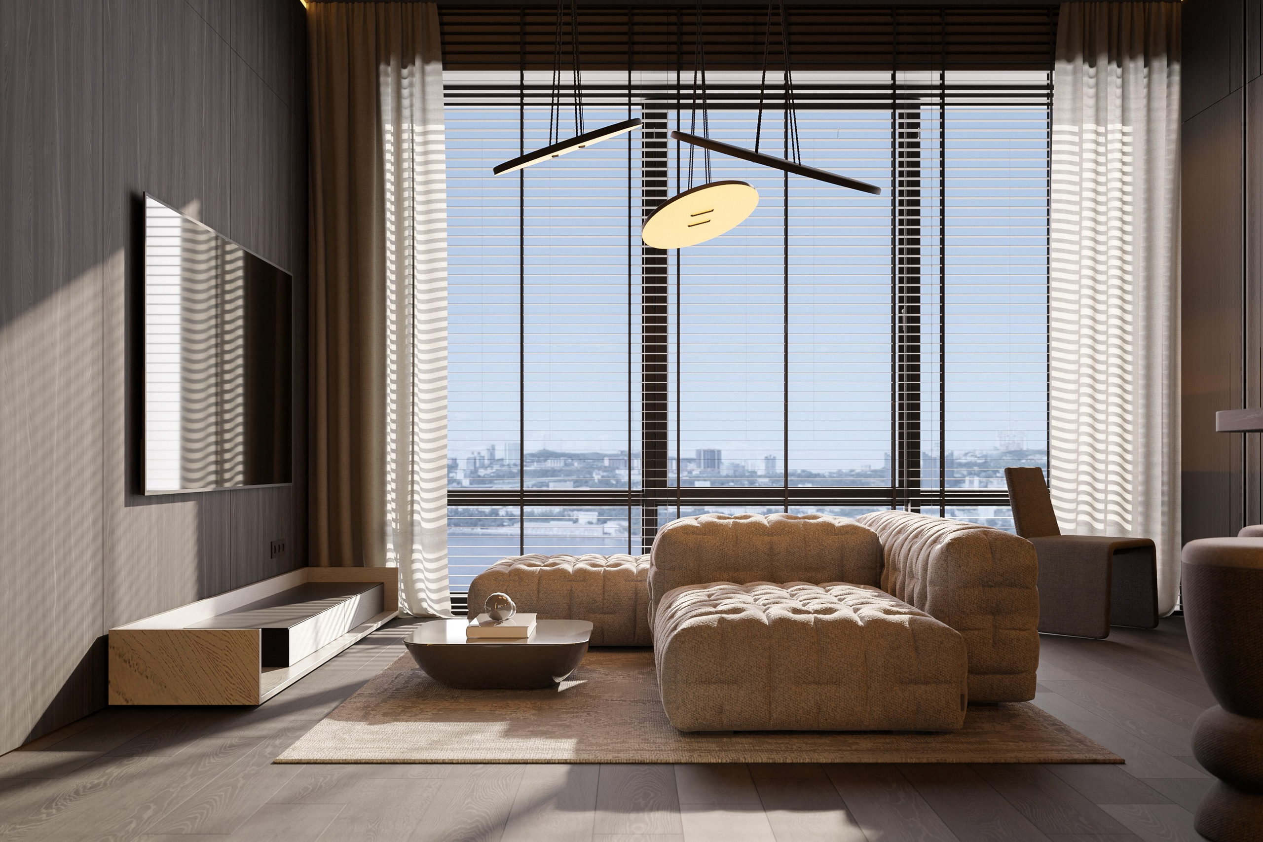 Квартира ЖК Премиум Парк г. Владивосток. Архитектурно-дизайнерское бюро ROOMS