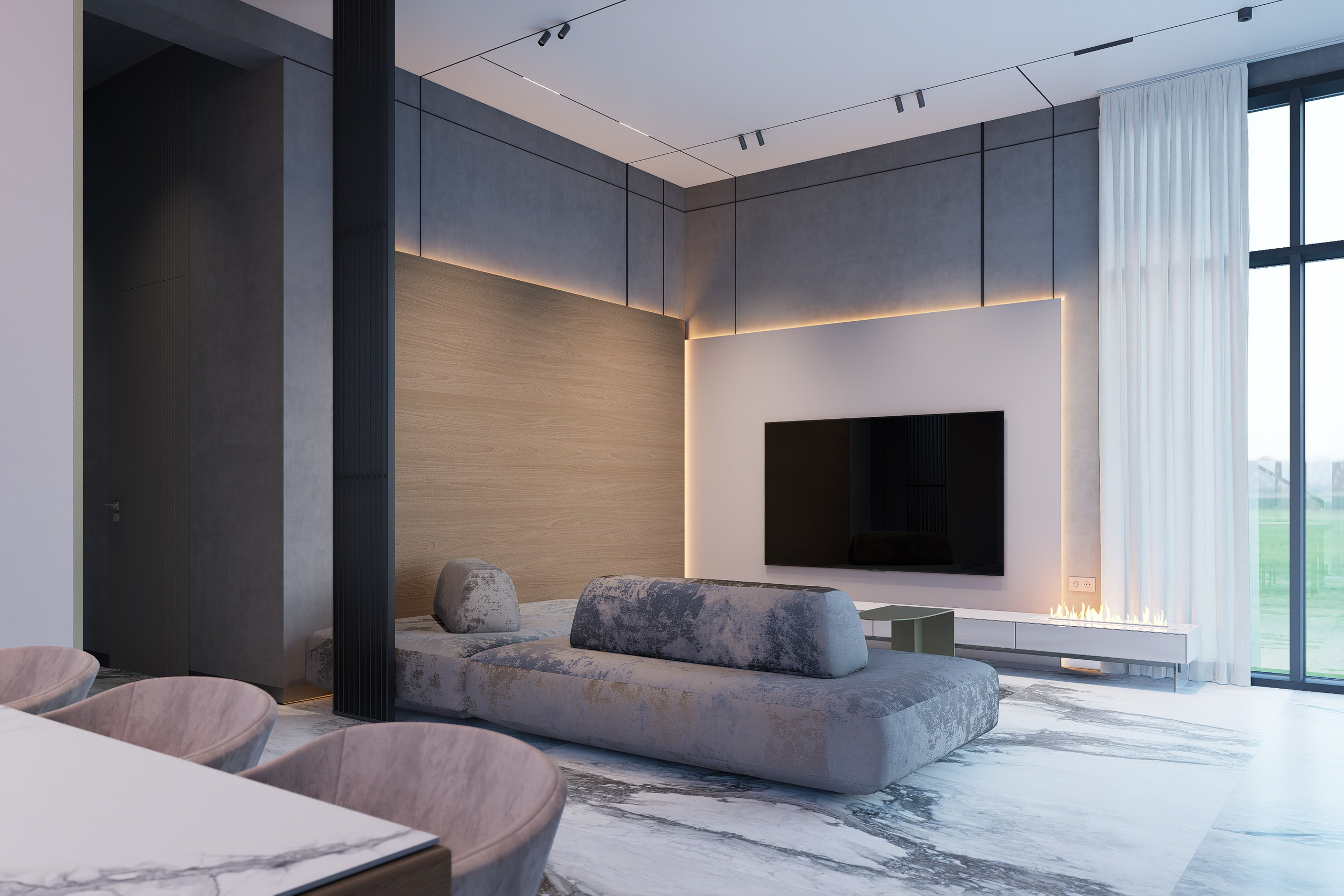 Загородный дом Иван (WEB). Архитектурно-дизайнерское бюро ROOMS