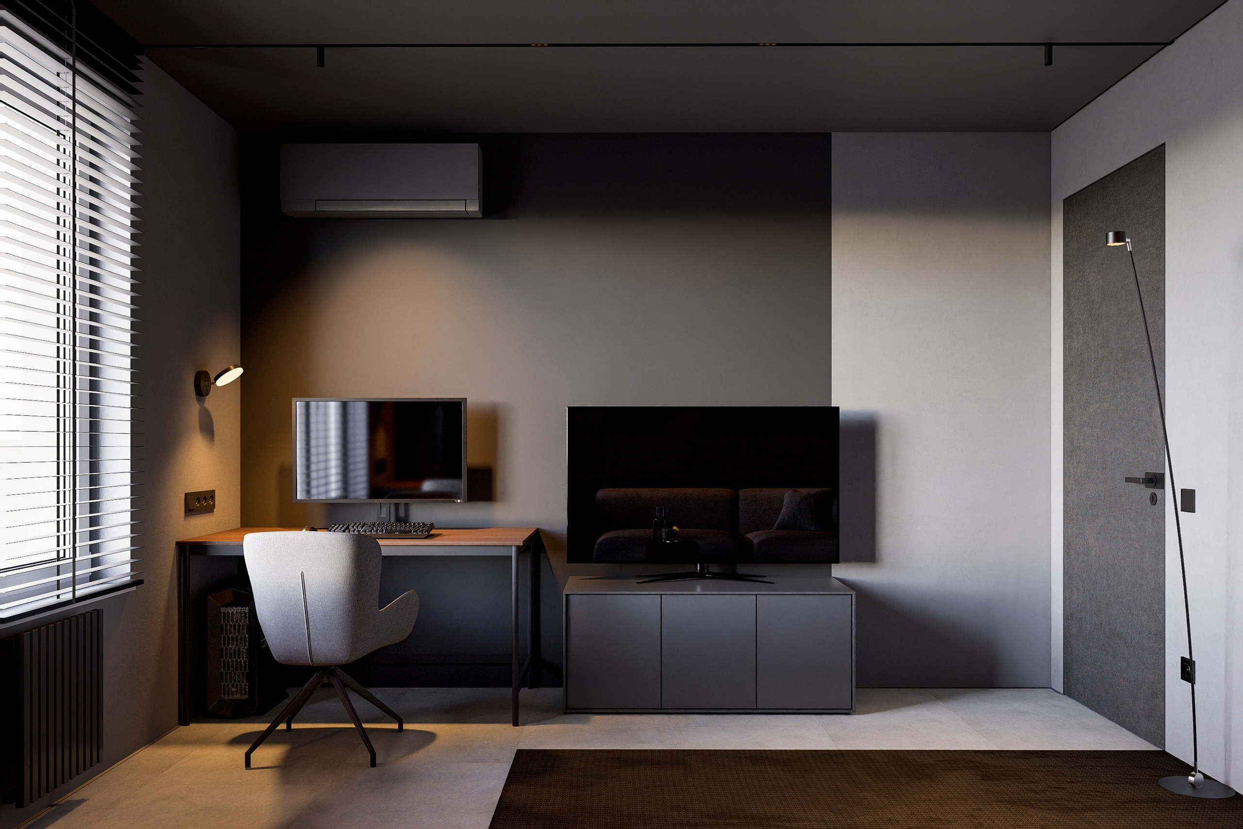 Квартира ЖК Полюса ЮГ 146. Архитектурно-дизайнерское бюро ROOMS