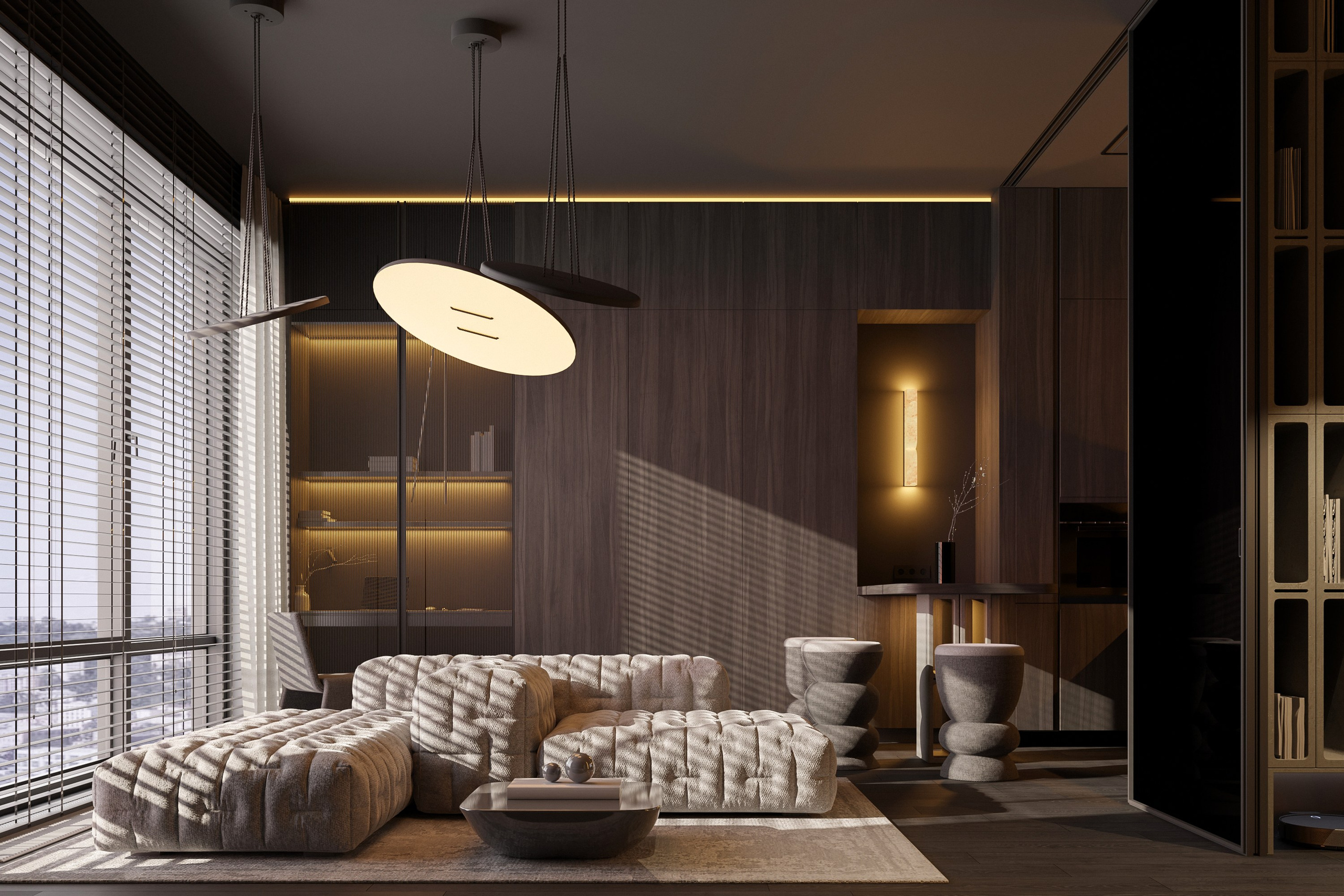 Квартира ЖК Премиум Парк г. Владивосток. Архитектурно-дизайнерское бюро ROOMS