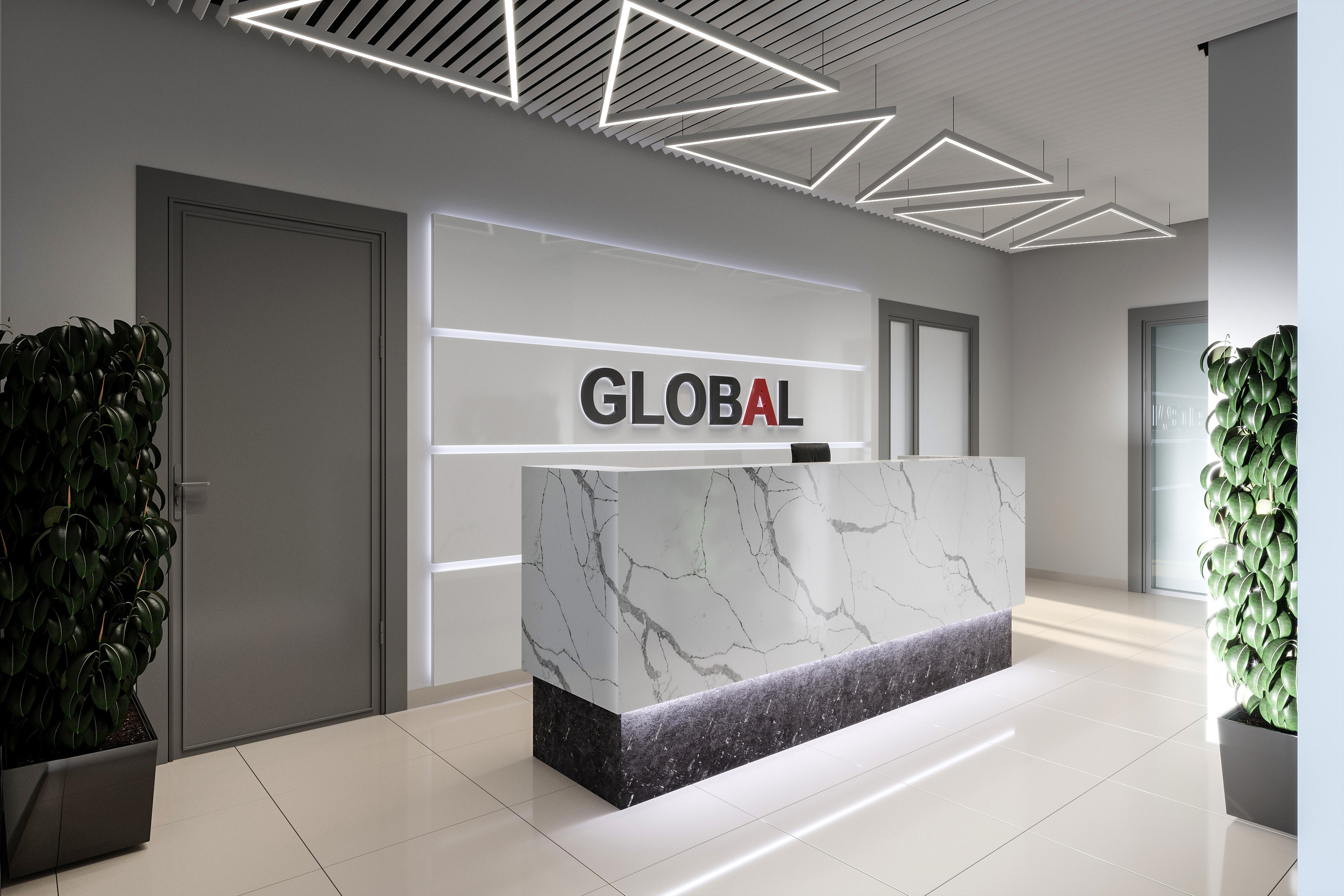 Офис Глобал (ДЛЯ САЙТА). Архитектурно-дизайнерское бюро ROOMS