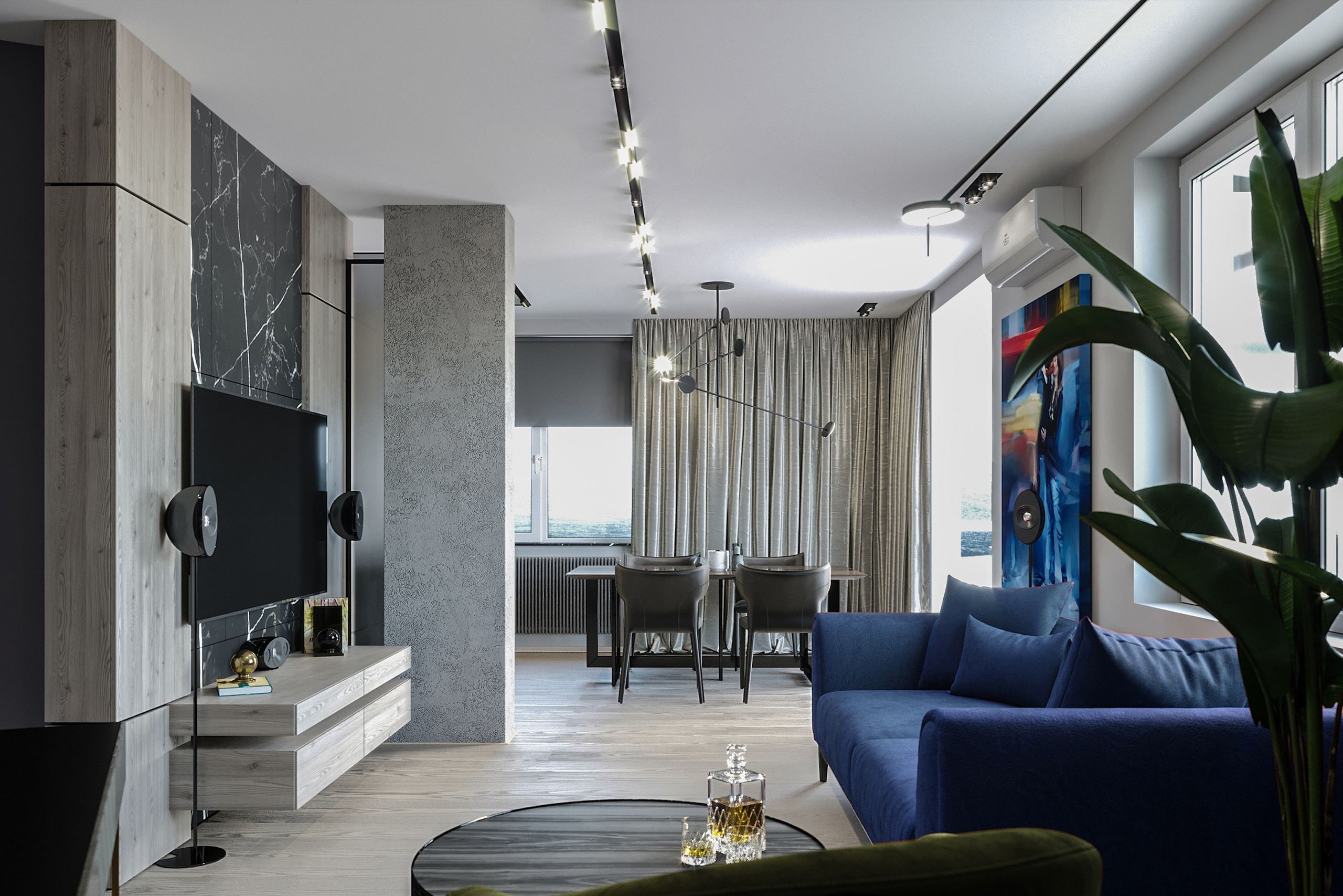 Квартира ЖК Пионерский. Архитектурно-дизайнерское бюро ROOMS