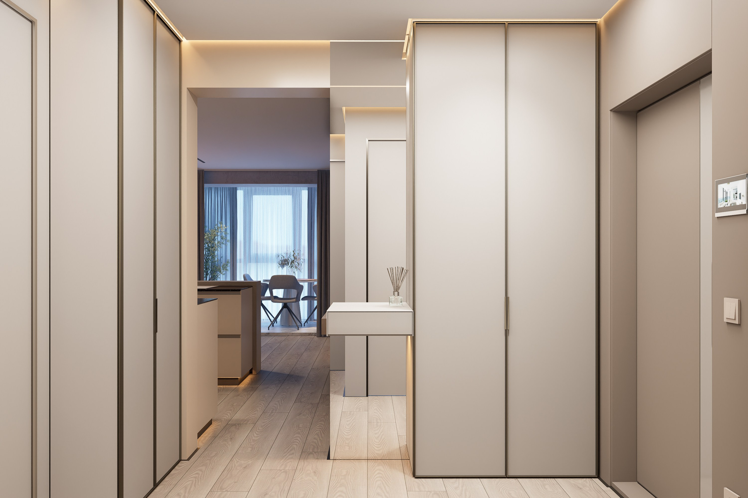 Квартира ЖК GREEN 113. Архитектурно-дизайнерское бюро ROOMS