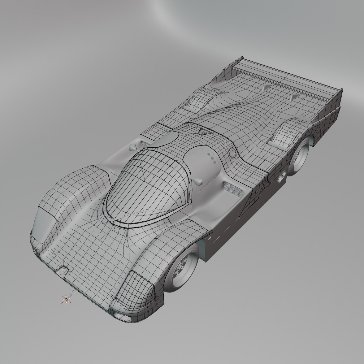 Porsche962. Архитектурная визуализация