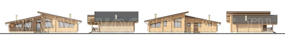 «Руза» 177 кв. м. Проекты деревянных домов