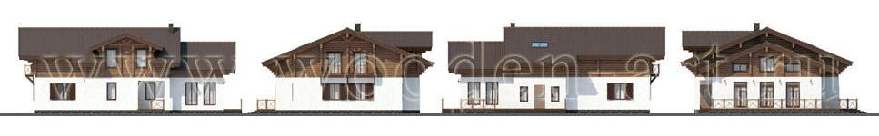 «Каменка» 366 кв. м. Проекты деревянных домов