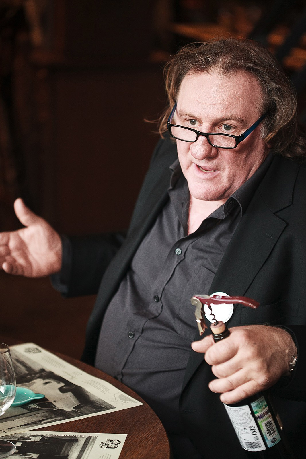 Gérard Depardieu и самая короткая фото сессия. Суперфотограф Виталий Коликов
