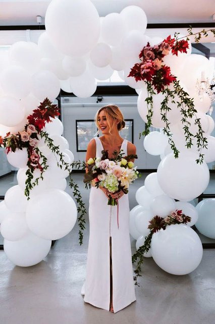 Свадебная арка из воздушных шаров. Студия праздничного декора