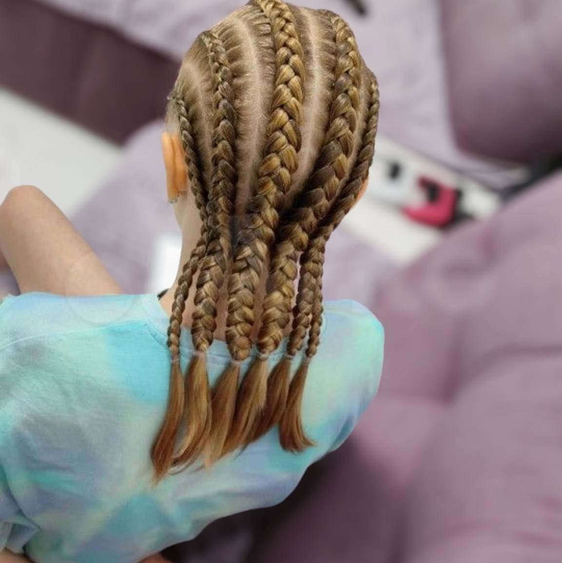 Брейды на свои волосы. Афрокосы, брейды с канекалоном в Москве