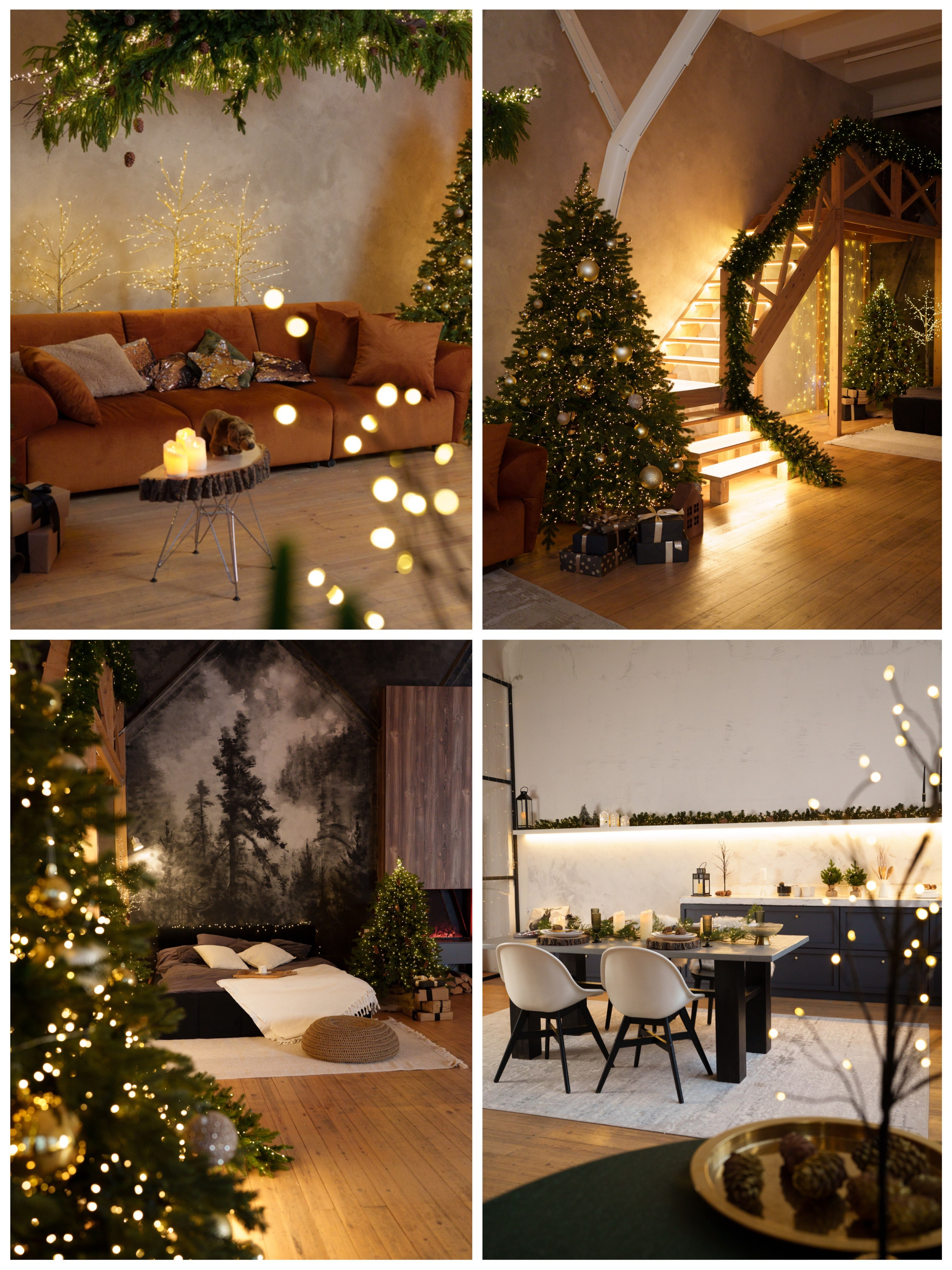 НОВГОДНЕЕ ОФОРМЛЕНИЕ ЗАЛА СЕМЕЙНЫЙ