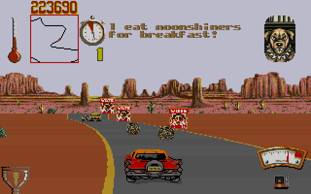 № 6 Moonshine Racers (1990) — самогон нужно доставить вовремя. Wordlessly
