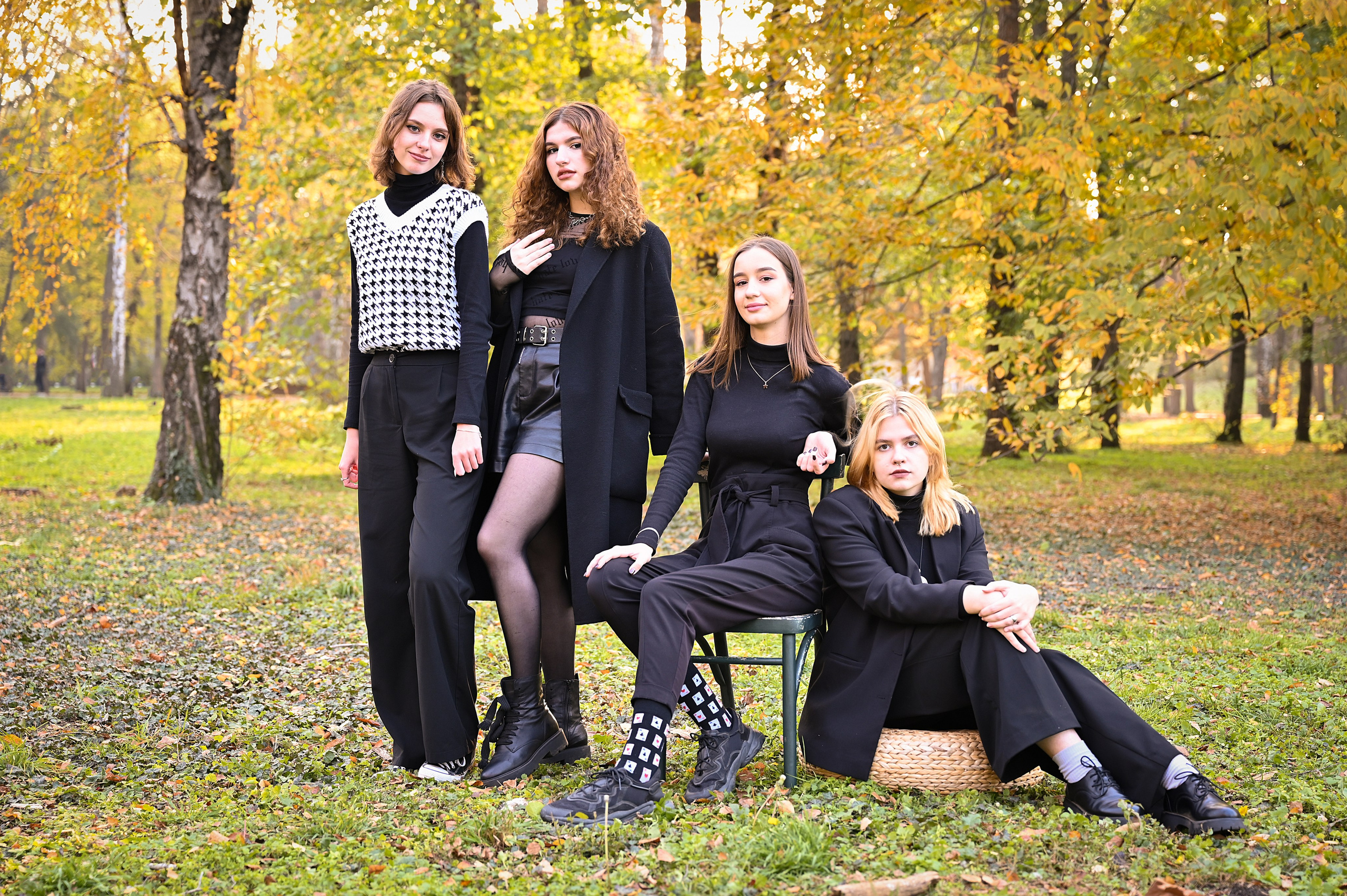 Школьная осенняя фотосессия