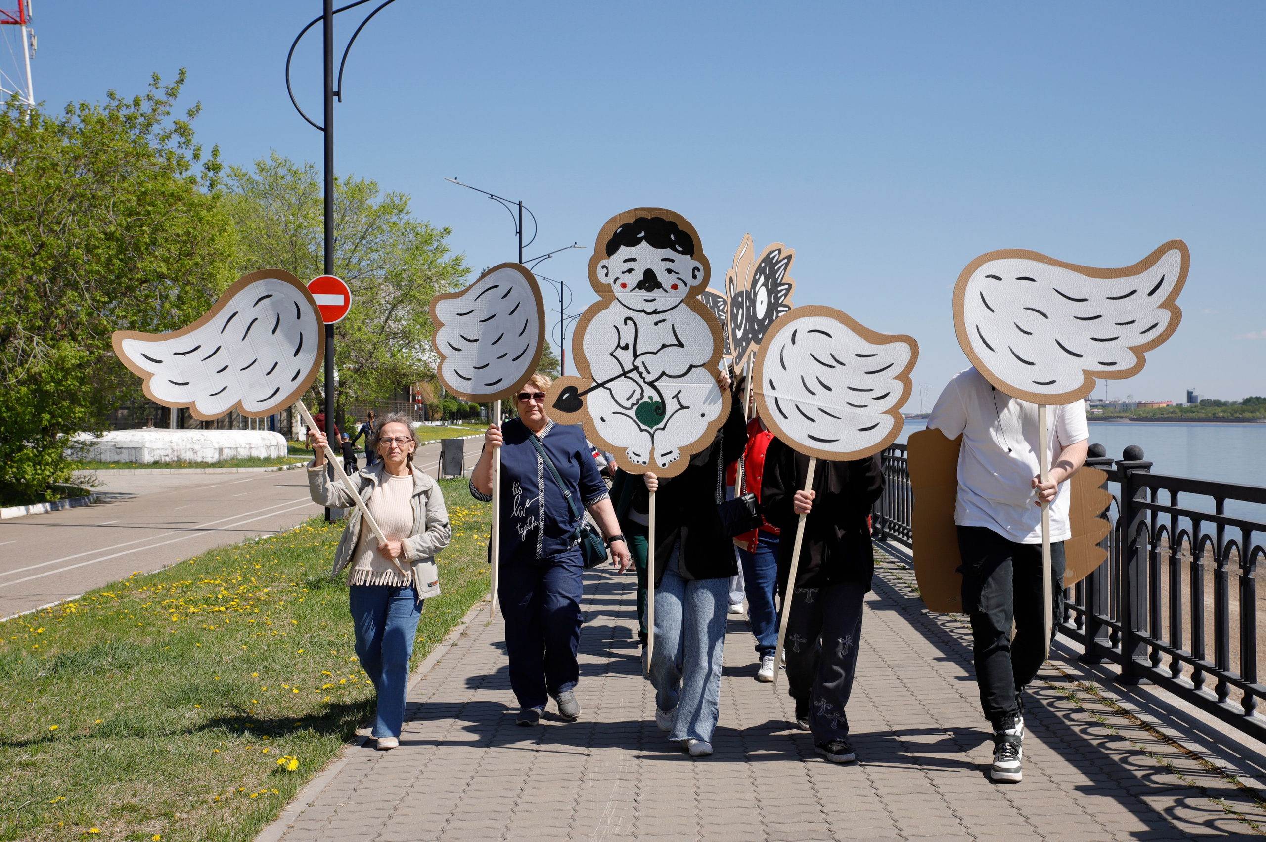 День Реки. Художник Рыбак Николай