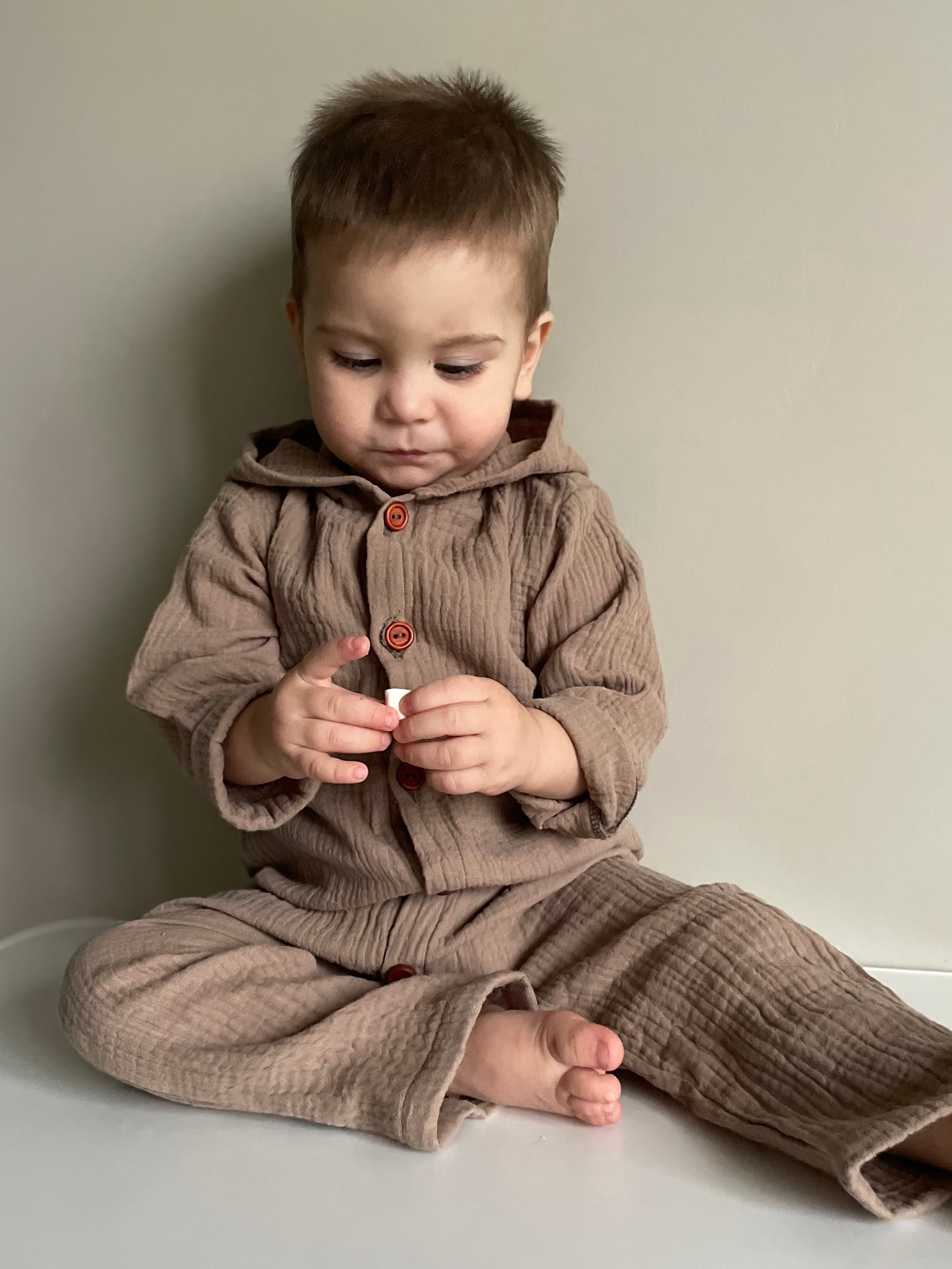 038 Комбинезон (слип). Эко-одежда для детей