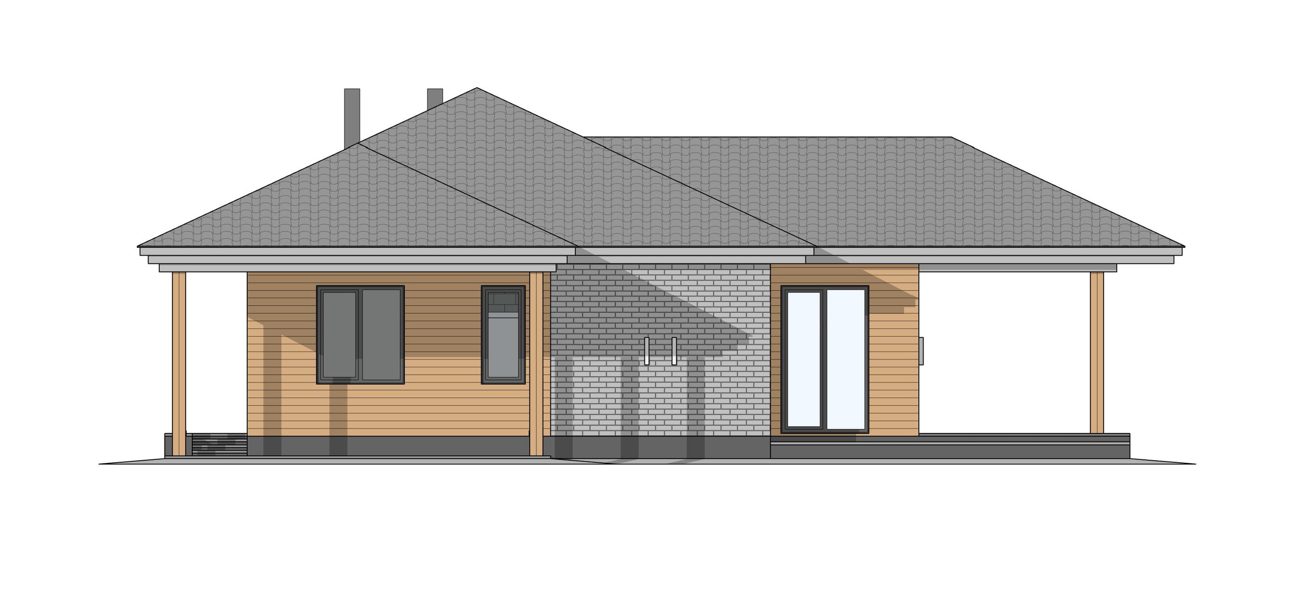 Дом Сахалин 100 м². Архитектурно-дизайнерское бюро ROOMS