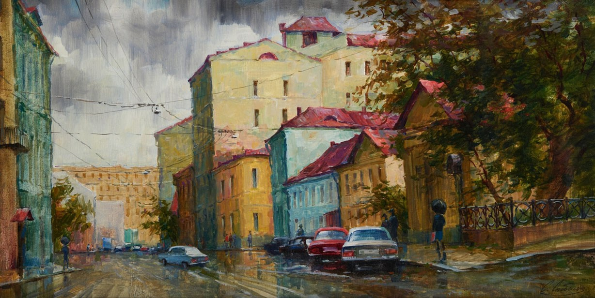 Oil paintings on canvas, painter Stanislav Skobelev